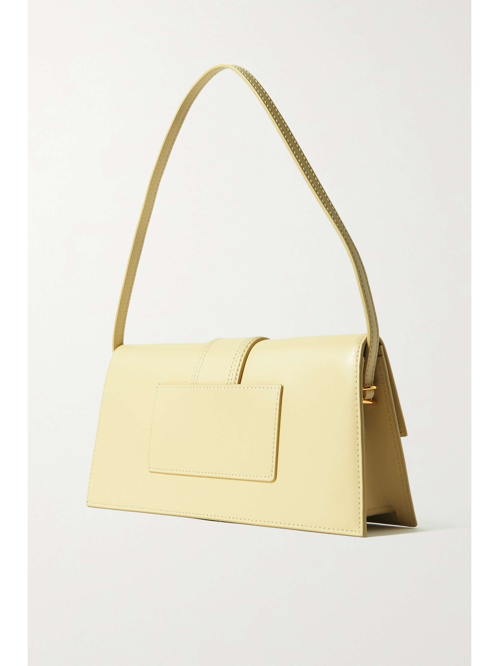 Ivory Le Bambino Long leather shoulder bag JACQUEMUS NETAPORTER