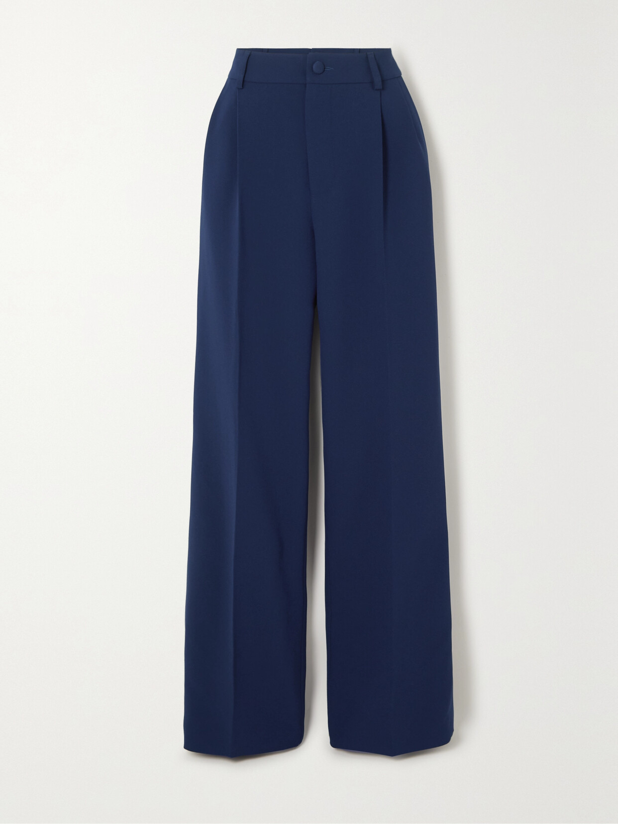 Huishan Zhang - Cosima Crepe Wide-leg Pants - Blue