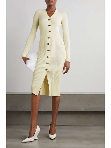 ポケットいっぱい 美品☆DION LEE リブニットワンピース | www.taesis