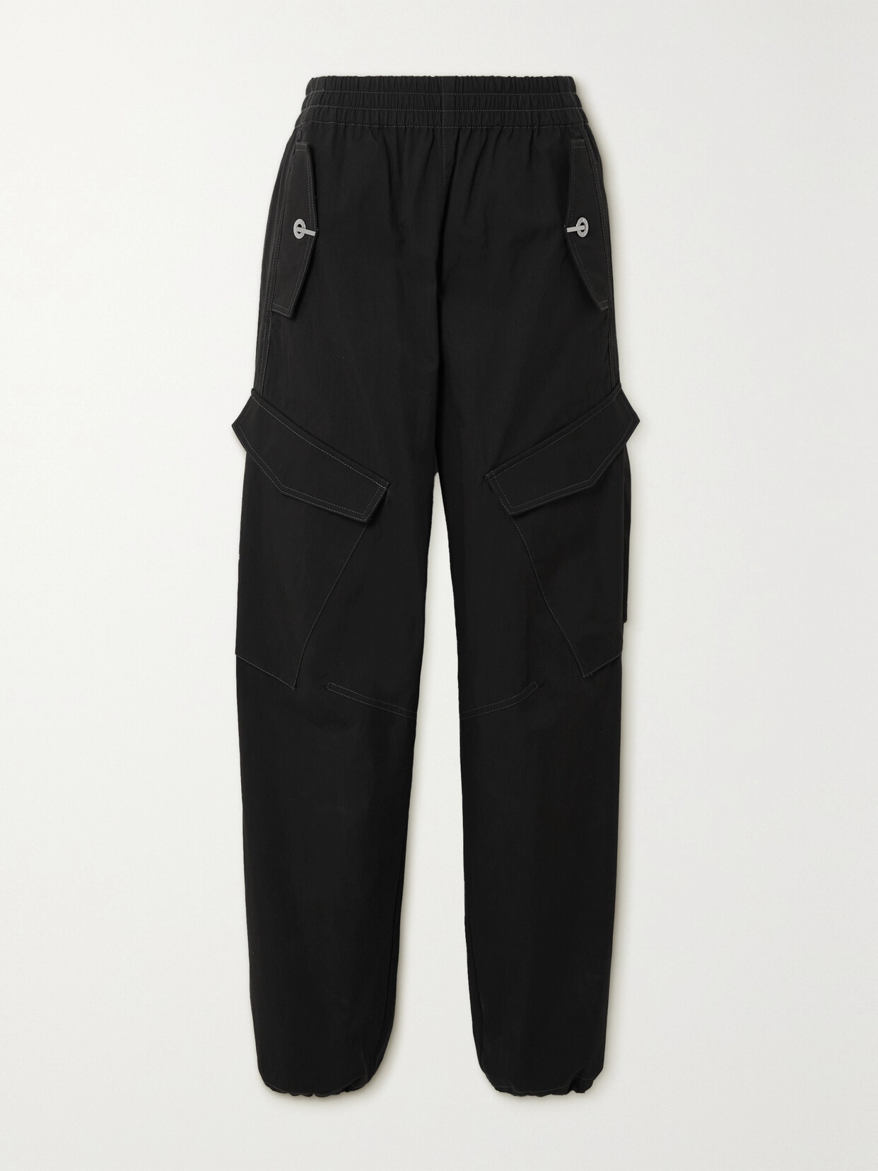 Dion Lee - Latch Cotton-blend Twill Tapered Cargo Pants - Black