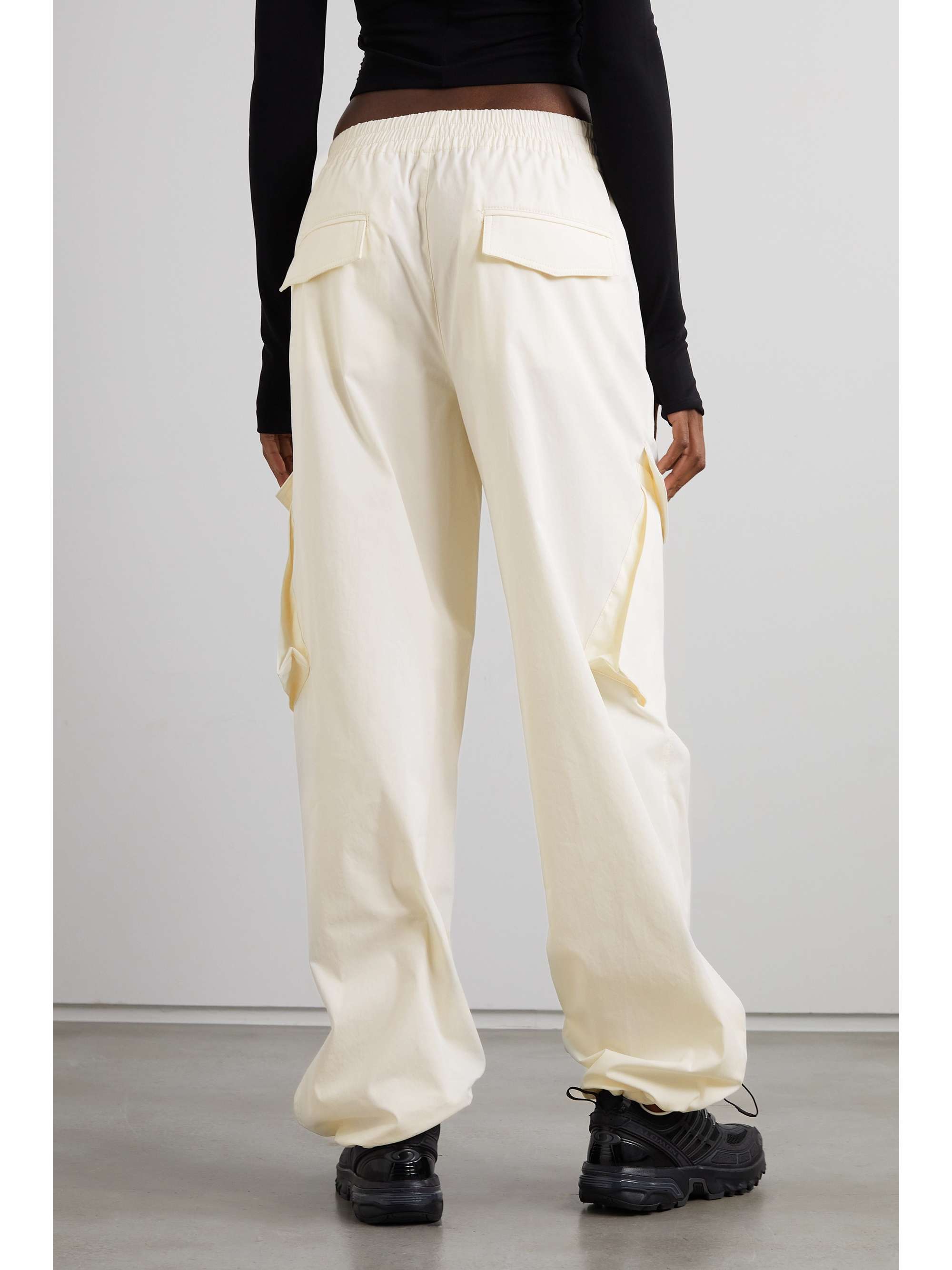 DION LEE Latch cotton-blend twill tapered cargo pants