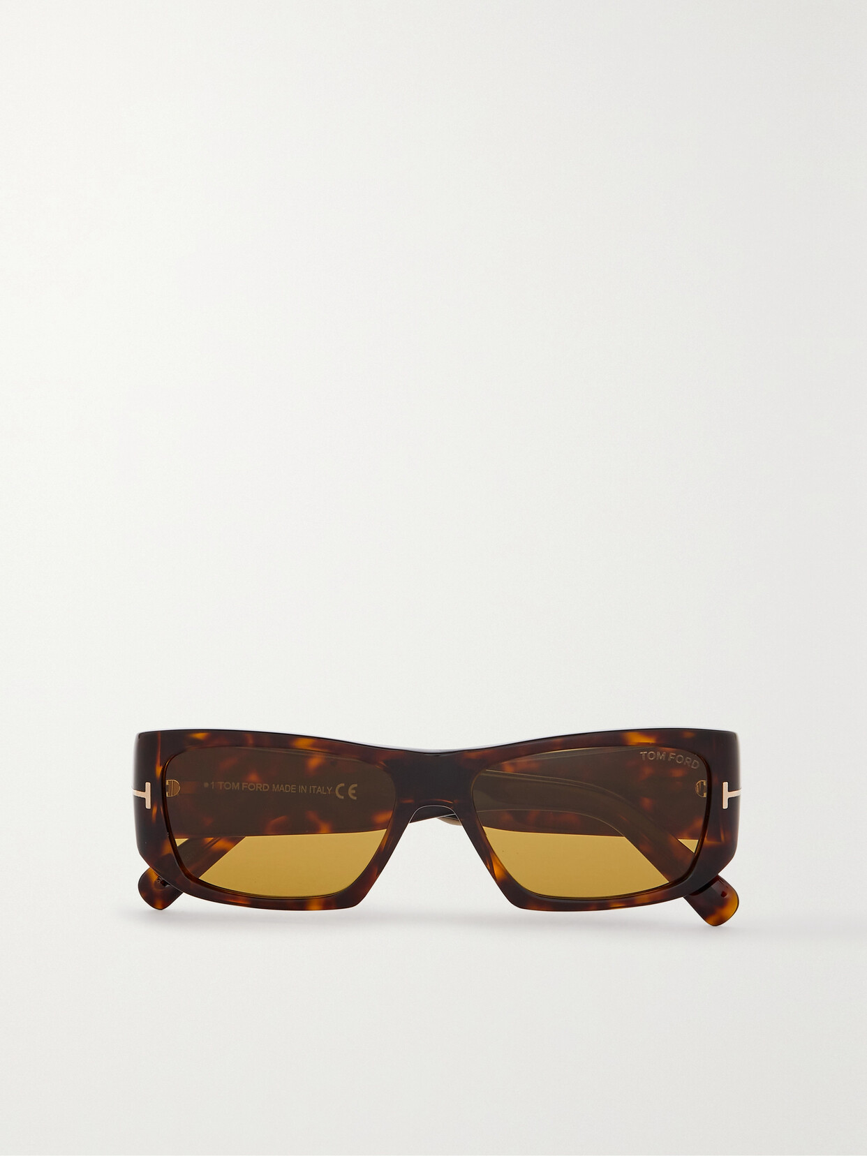 TOM FORD EYEWEAR - Andres Square-frame Tortoiseshell Acetate Sunglasses - one size