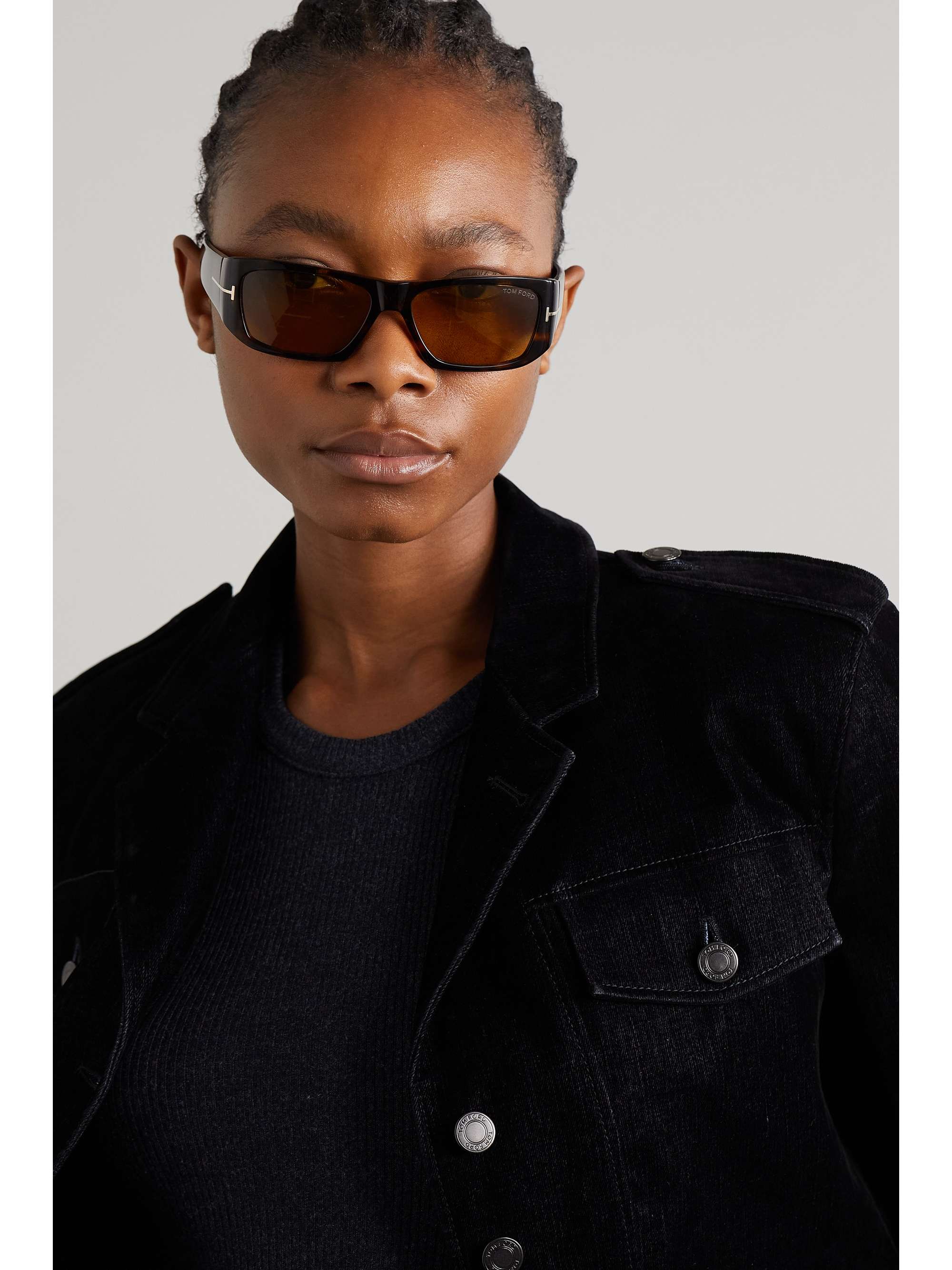 TOM FORD EYEWEAR Andres square-frame acetate sunglasses