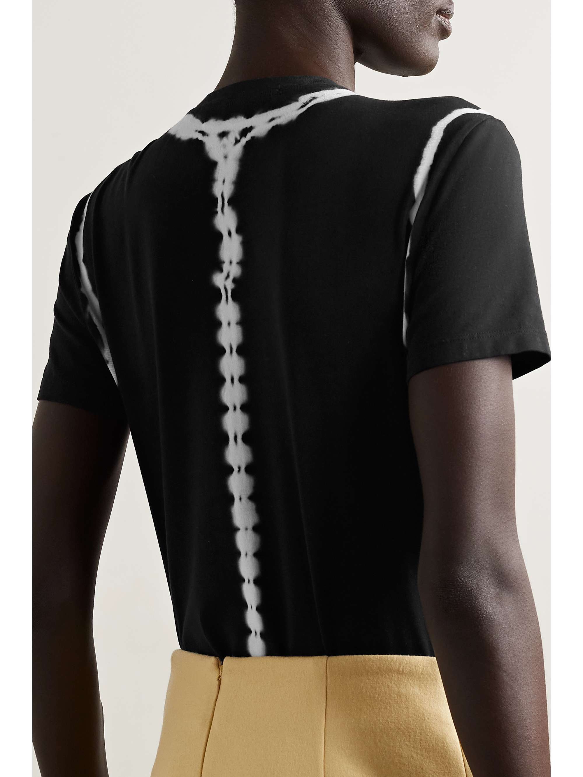 PROENZA SCHOULER WHITE LABEL Tie-dyed cotton-blend jersey T-shirt