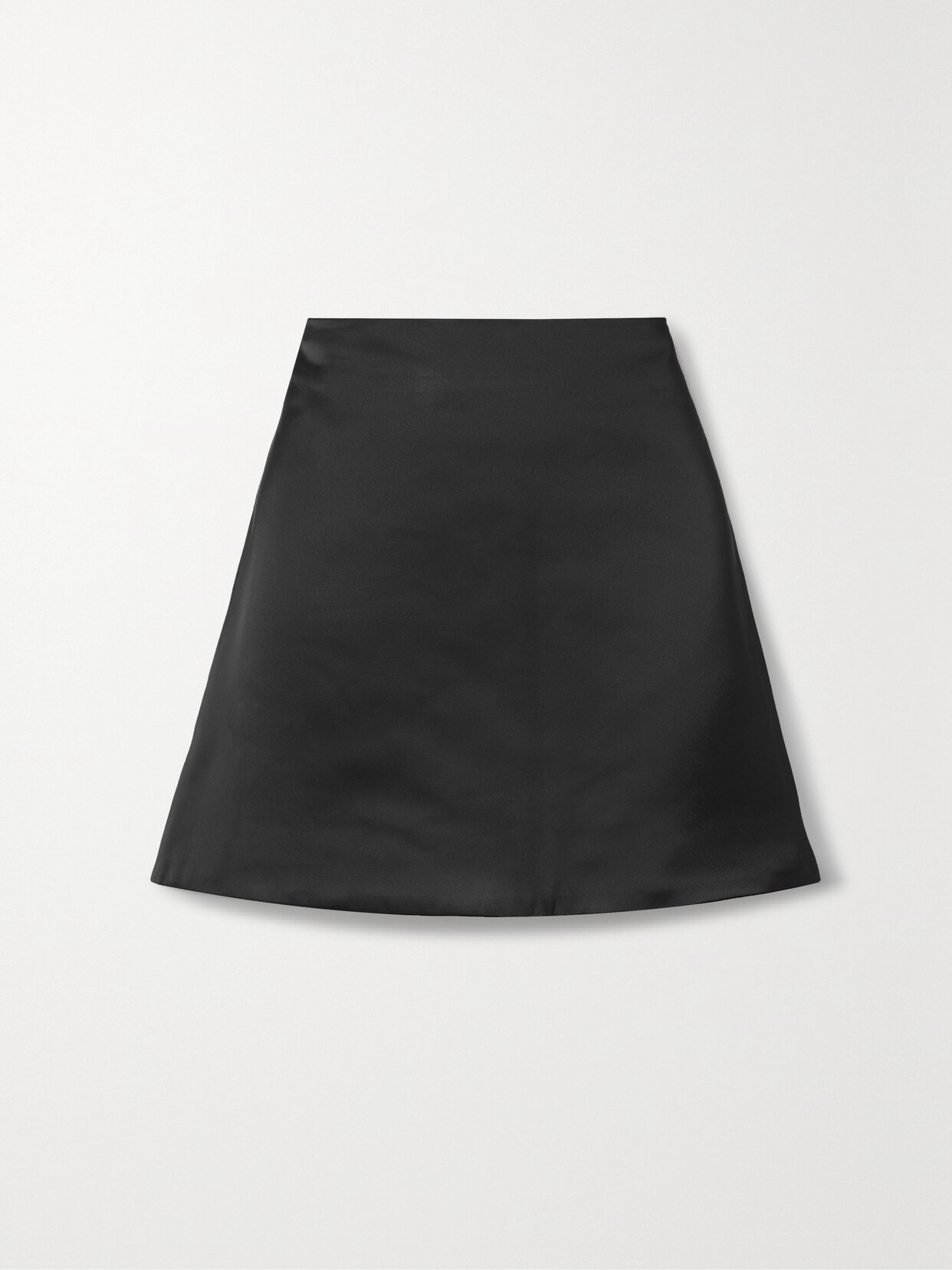 Proenza Schouler White Label - Satin Mini Skirt - Black