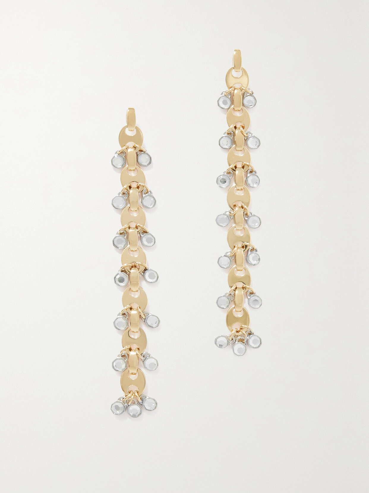 Paco Rabanne - Gold-tone Crystal Earrings - one size