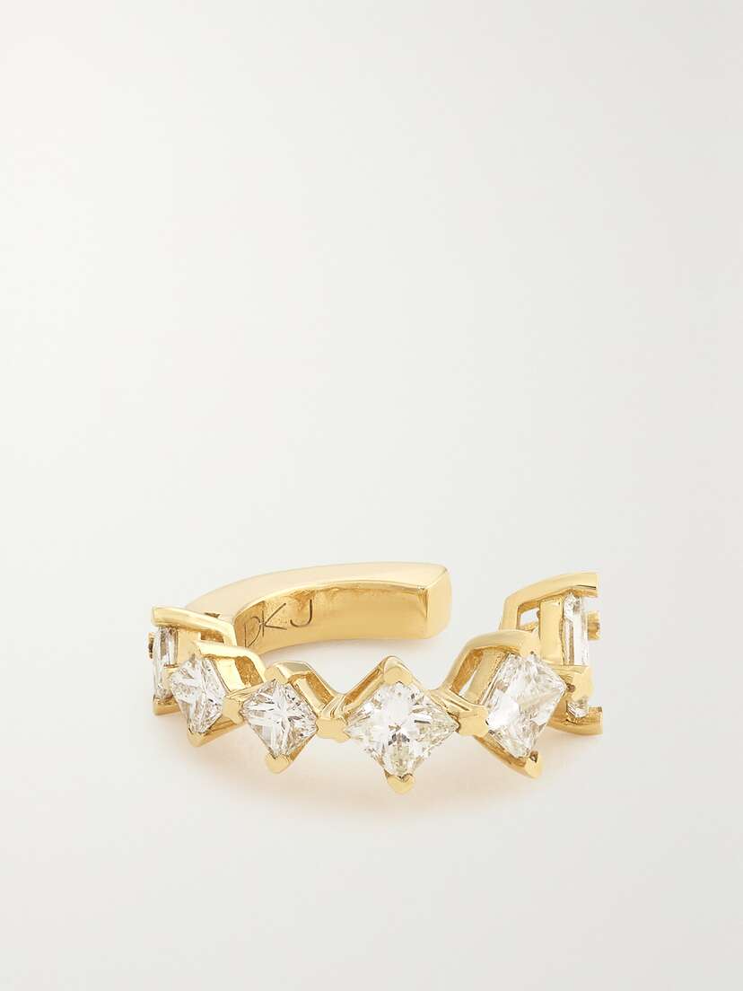 Diane Kordas 18-karat Gold Diamond Ear Cuff