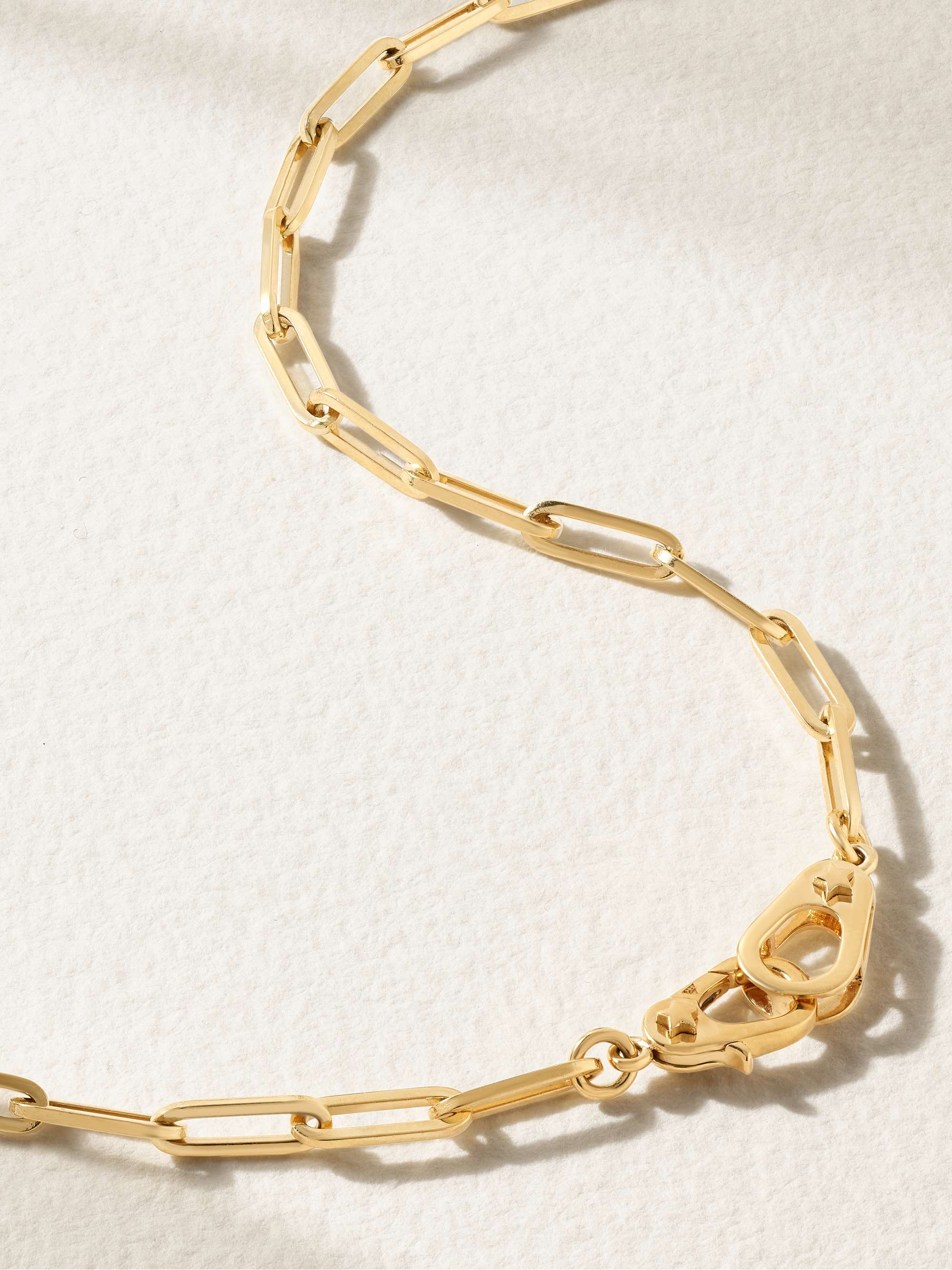 FOUNDRAE Sister Hook 18-karat gold necklace
