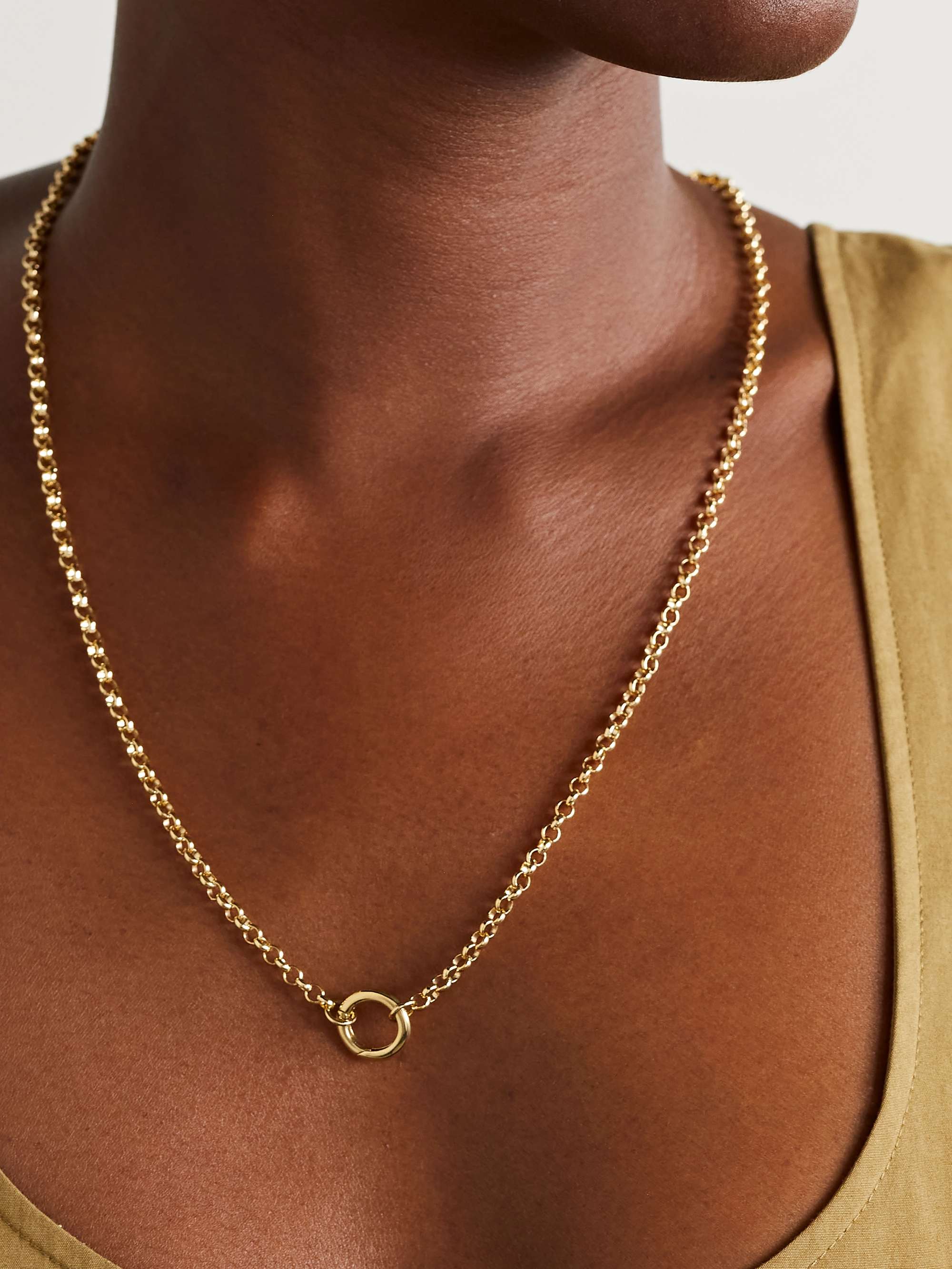 FOUNDRAE Medium 18-karat gold necklace