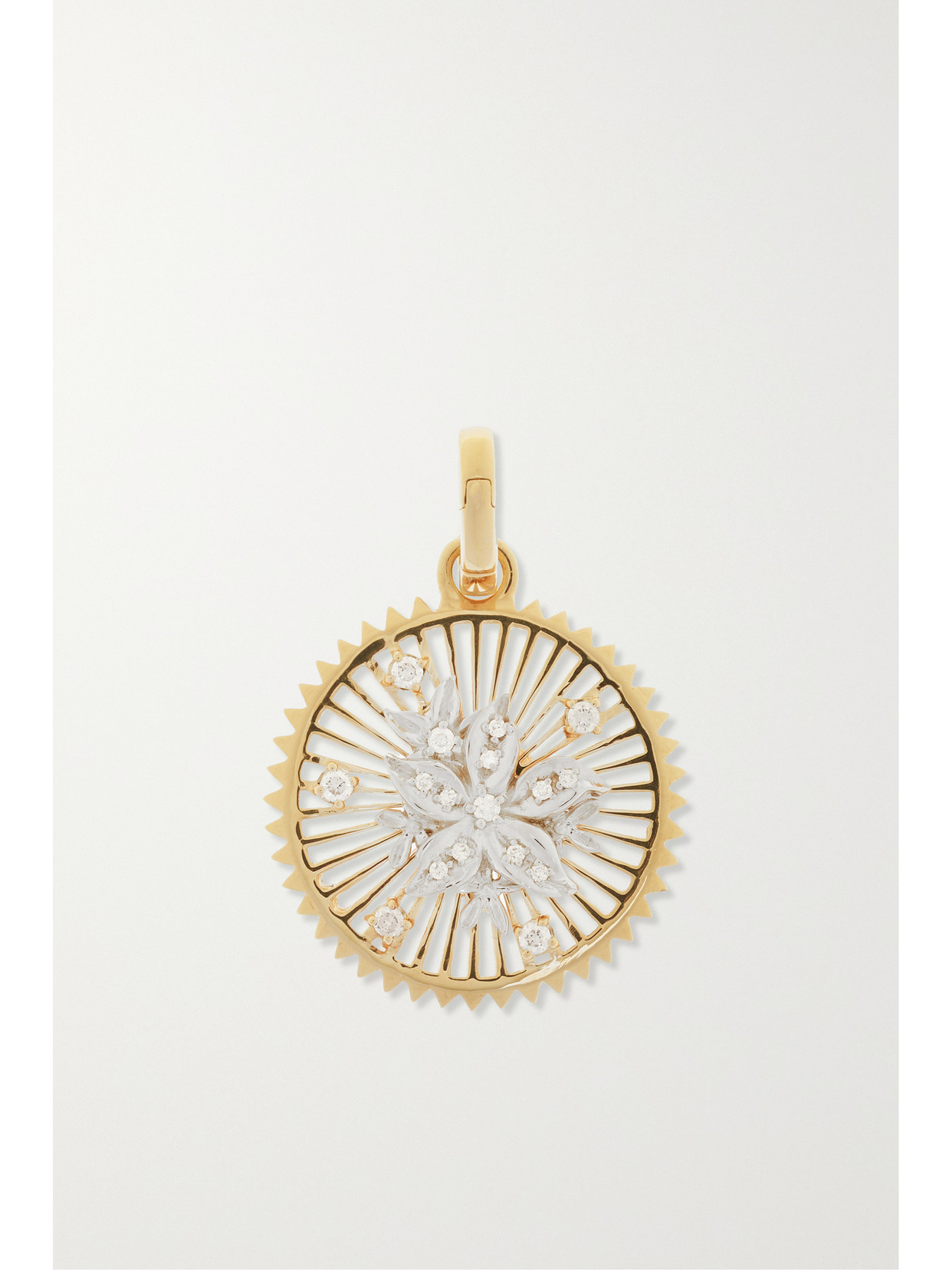 Foundrae - Resilience 18-karat Gold Diamond Pendant - One size