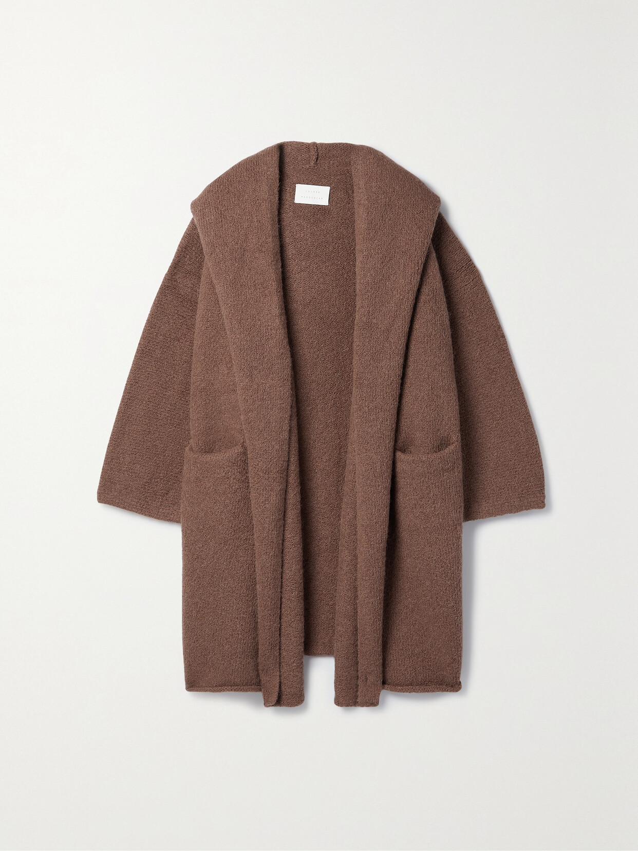 Lauren Manoogian - Capote Hooded Alpaca-blend Coat - Brown