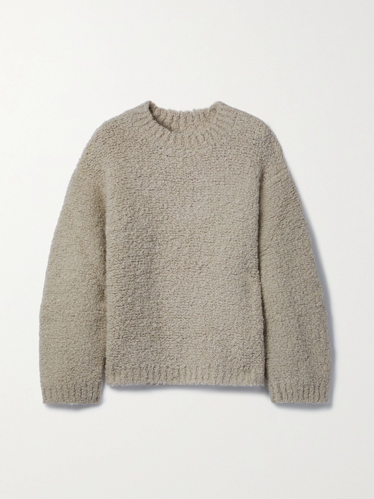 Lauren Manoogian - Astrakhan Alpaca And Wool-blend Sweater - Gray