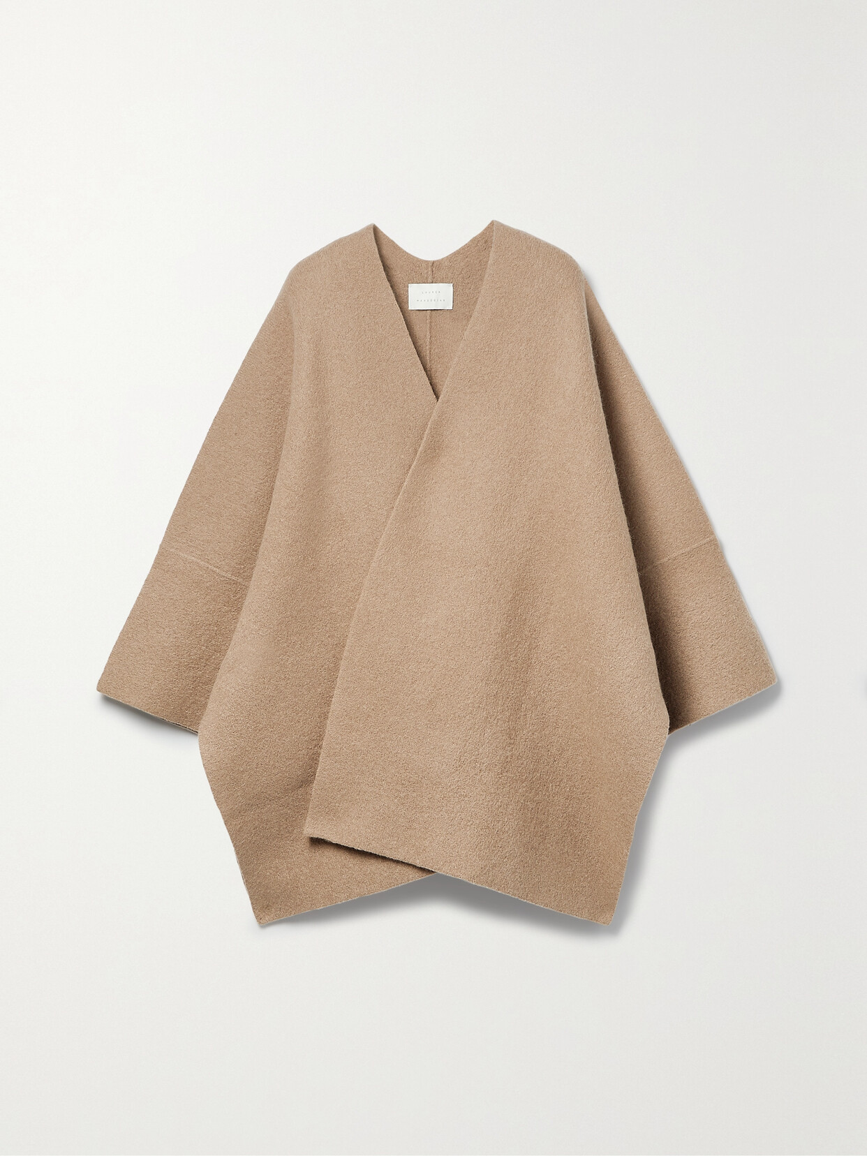 Lauren Manoogian - Duo Mantle Alpaca-blend Felt Cape - Neutrals