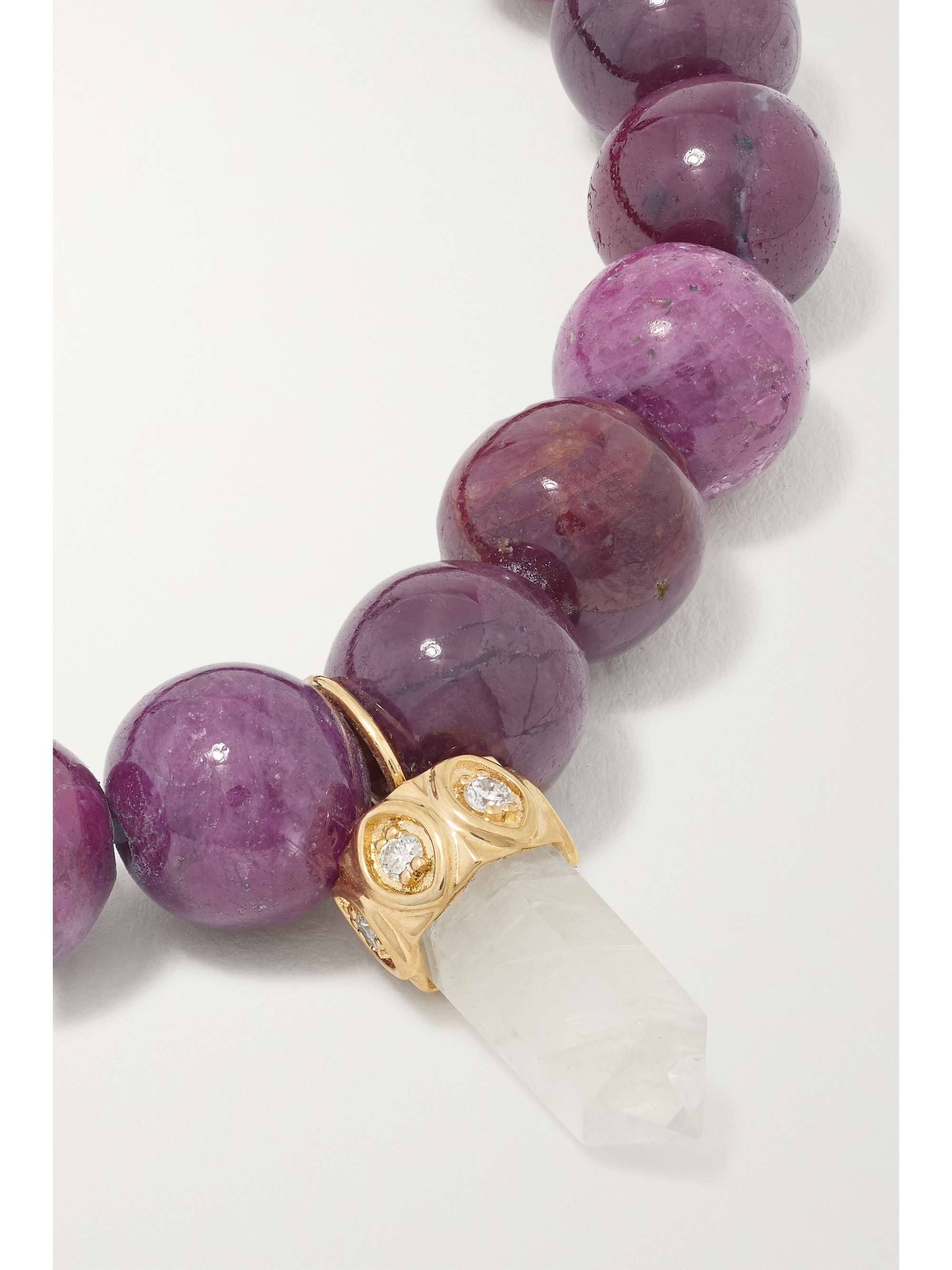 SYDNEY EVAN 14-karat gold multi-stone bracelet