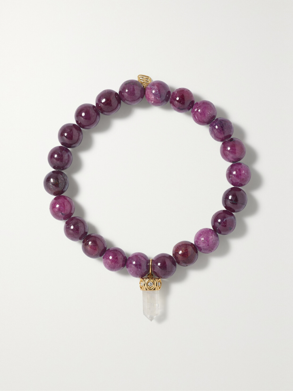 Sydney Evan - 14-karat Gold Multi-stone Bracelet - One size