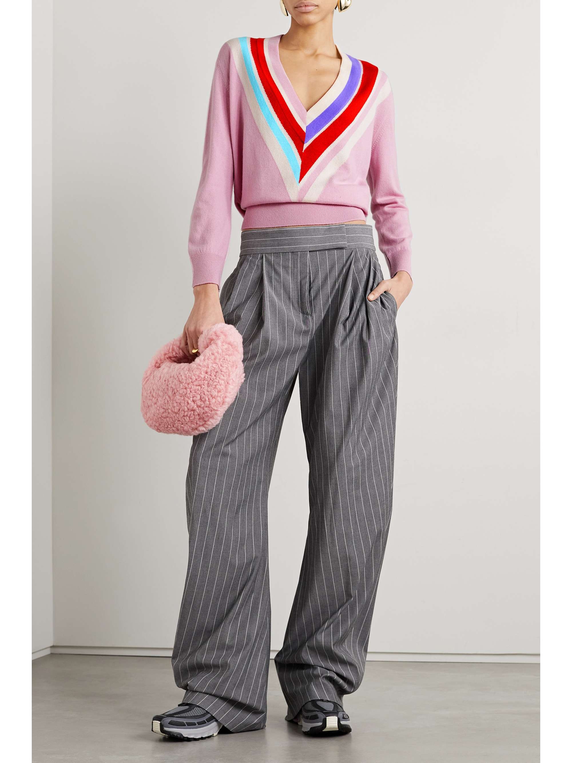 CLEMENTS RIBEIRO Cricket striped cashmere sweater