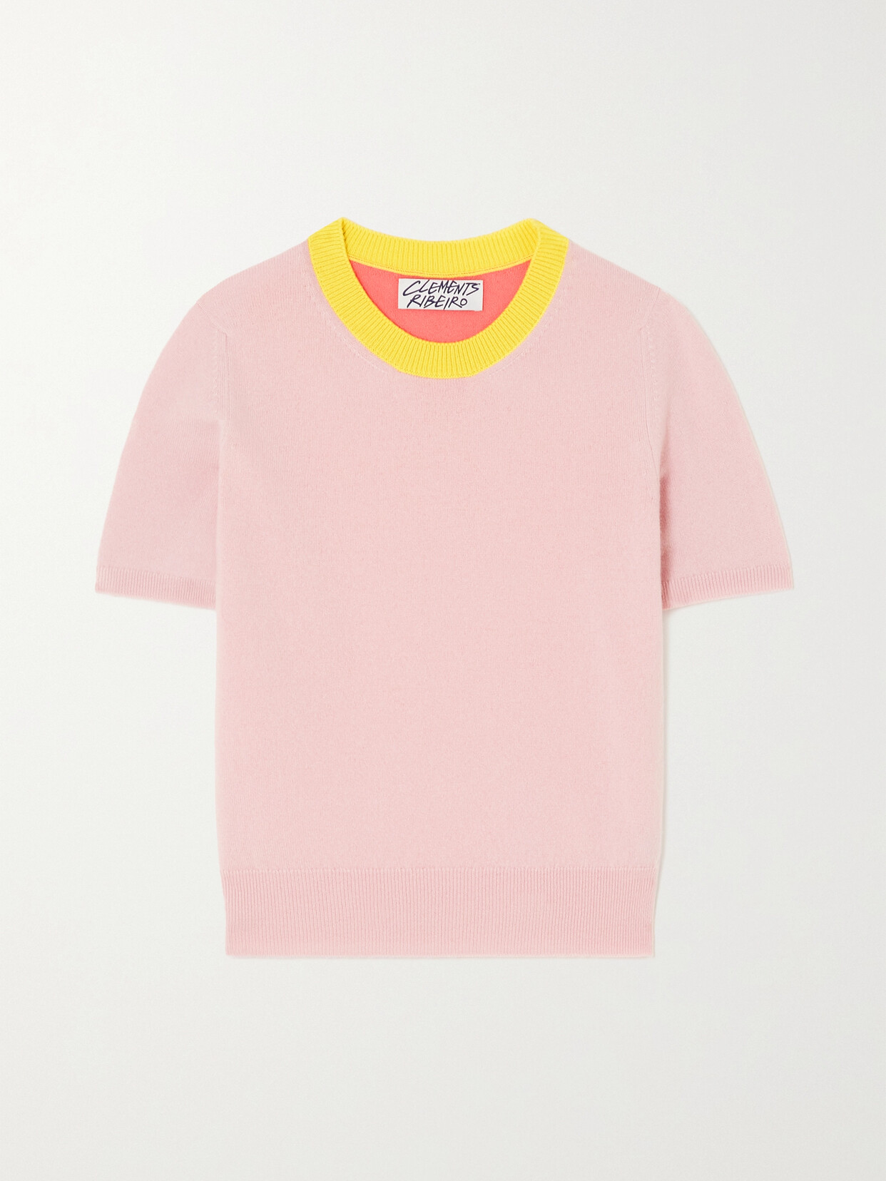 Clements Ribeiro - Spice Color-block Cashmere Sweater - Pink