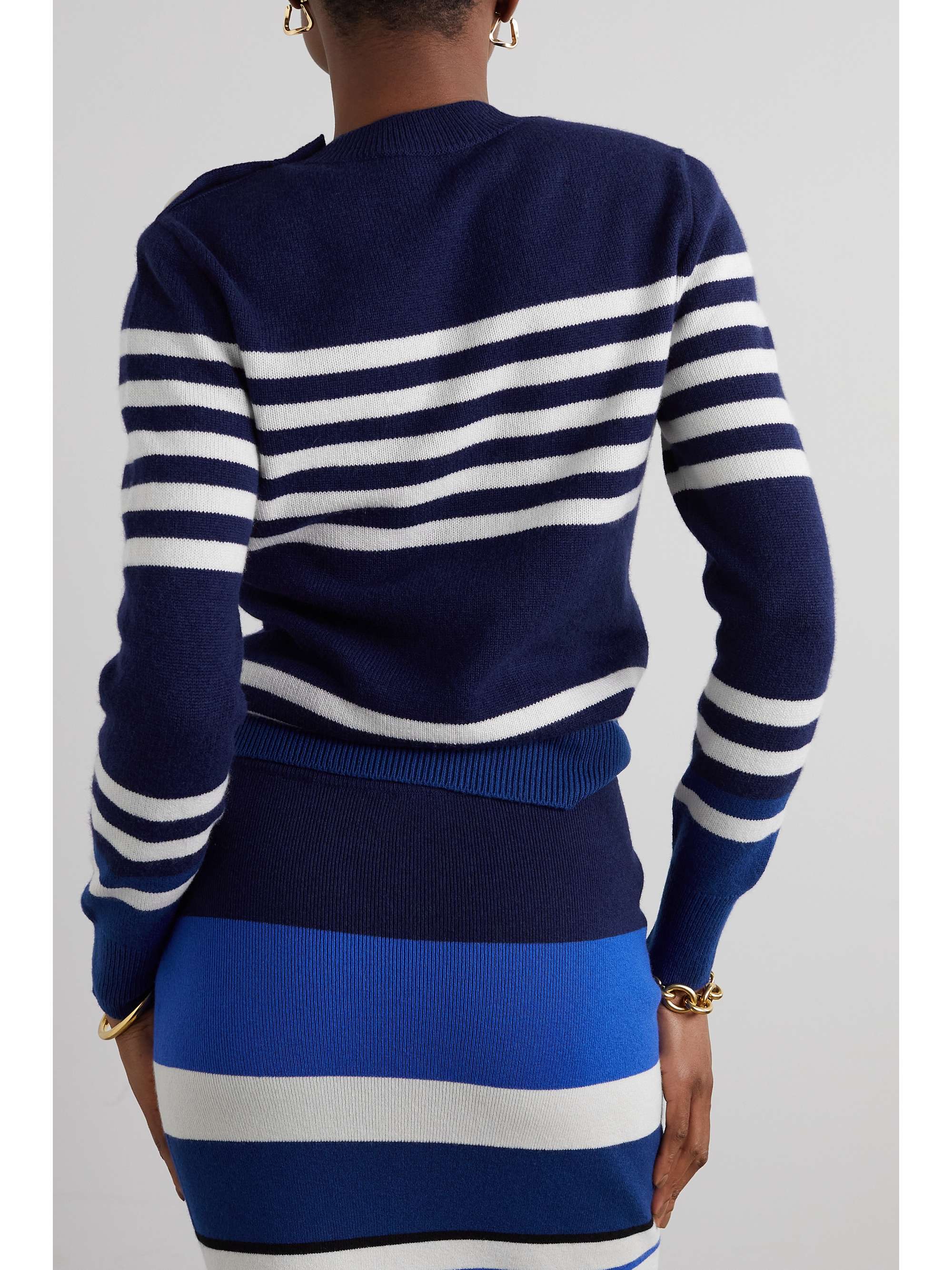 CLEMENTS RIBEIRO Breton striped cashmere sweater