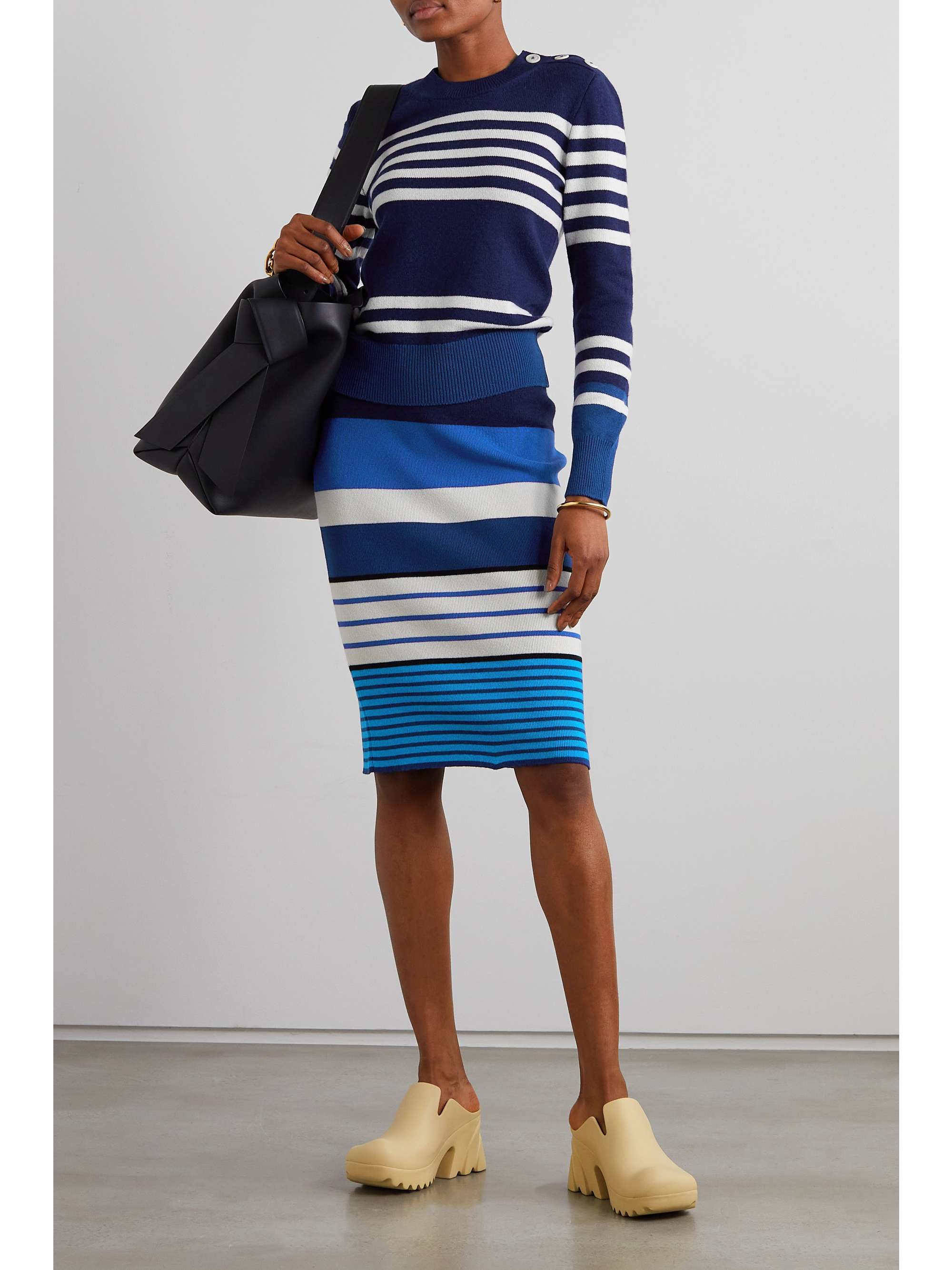 CLEMENTS RIBEIRO Breton striped cashmere sweater
