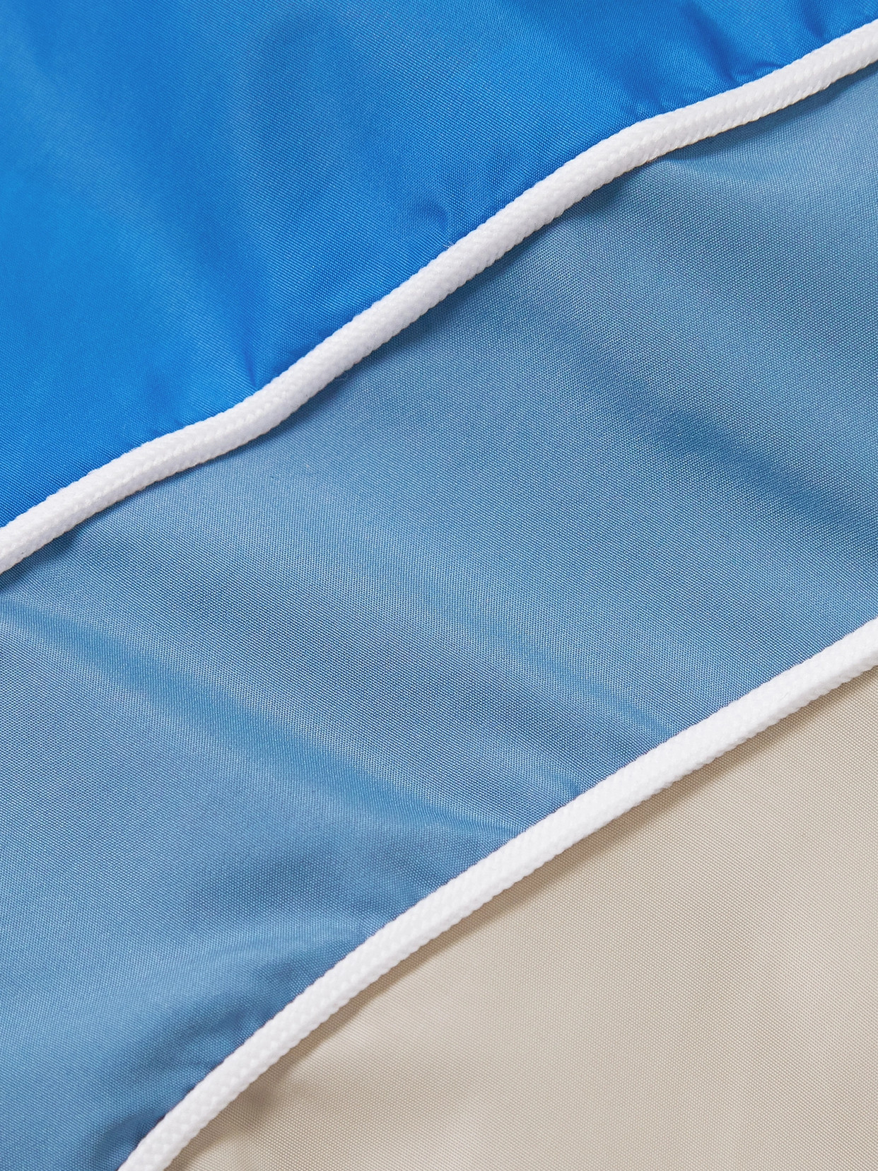 Hooded Color-Block Shell Track Jacket