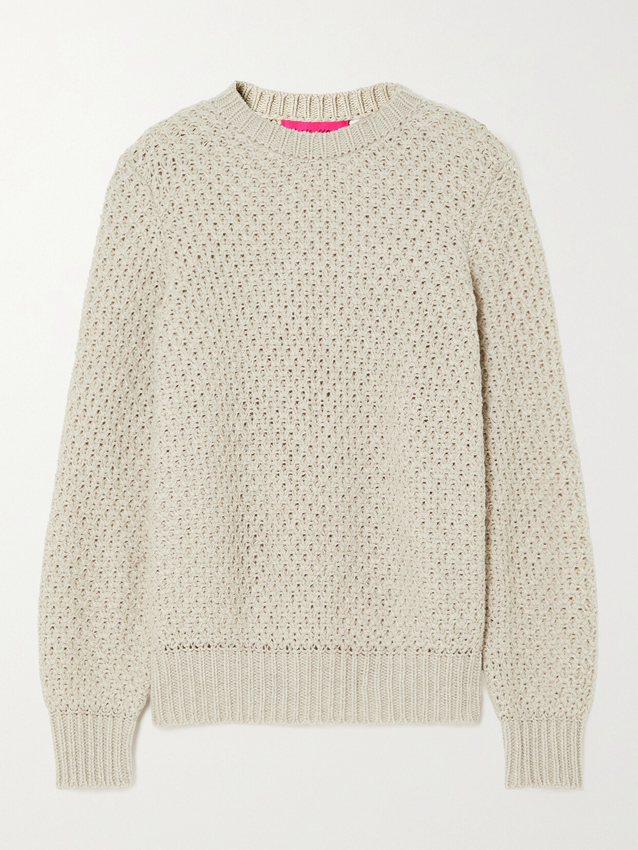 The Elder Statesman - Open-knit Cashmere Sweater - White