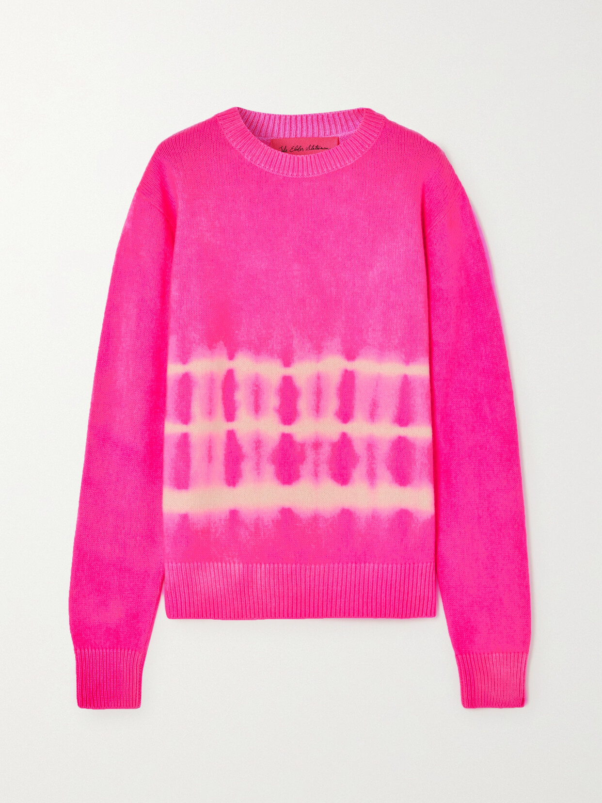 The Elder Statesman - Vision Tie-dyed Cashmere Sweater - Pink