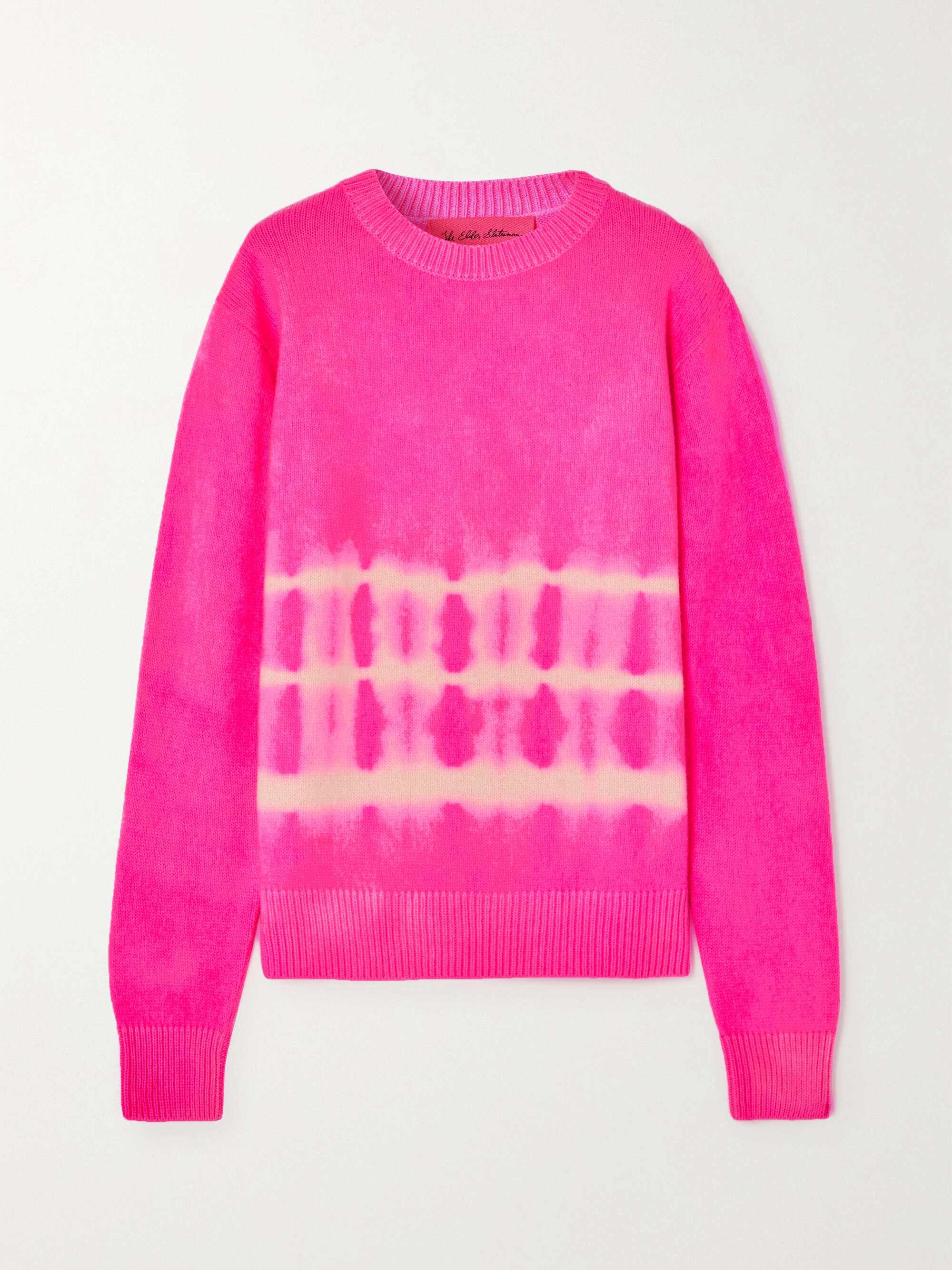 THE ELDER STATESMAN Vision tie-dyed cashmere sweater | NET-A-PORTER