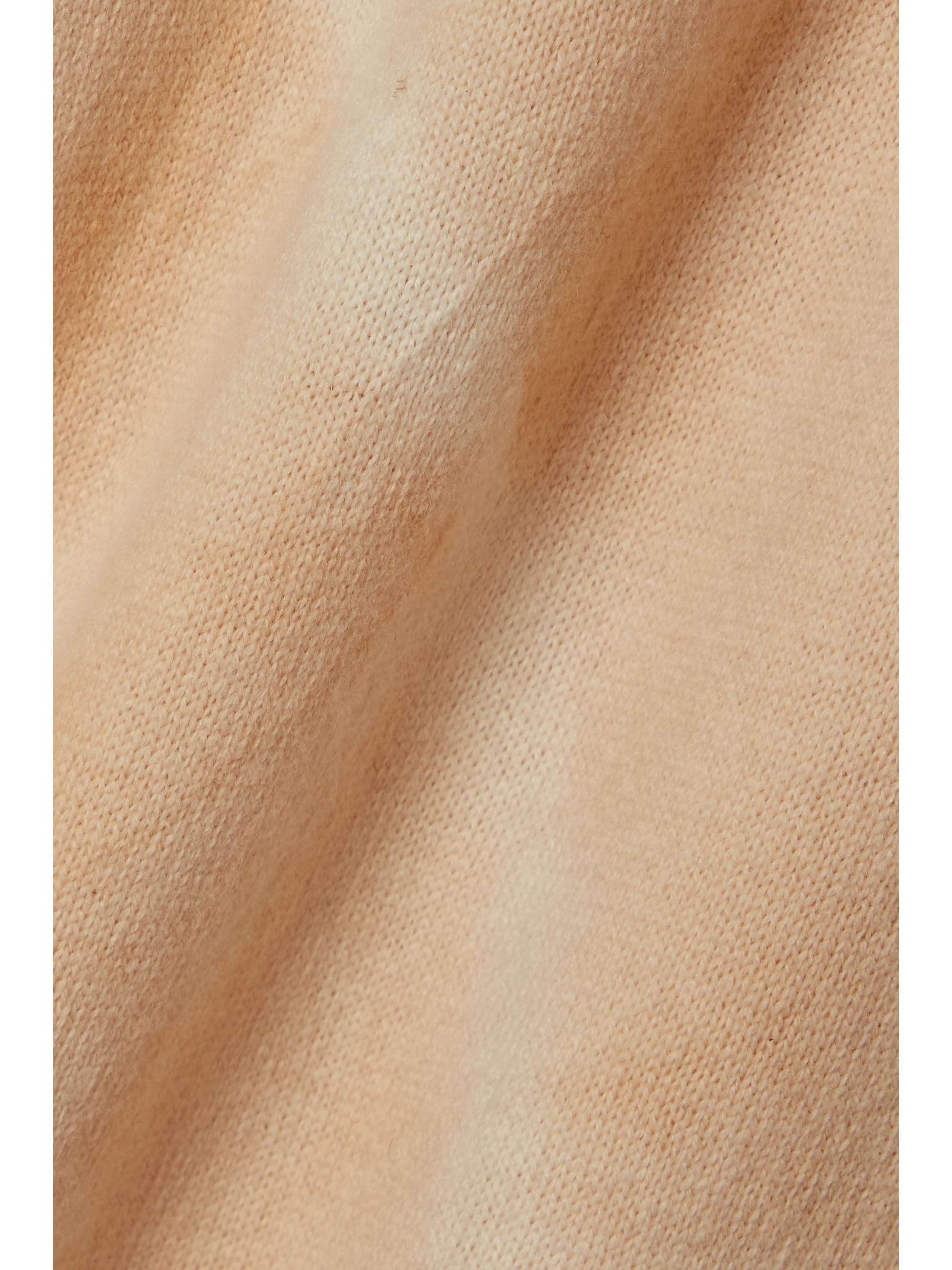 THE ELDER STATESMAN Spiral City tie-dyed wool and cashmere-blend track pants