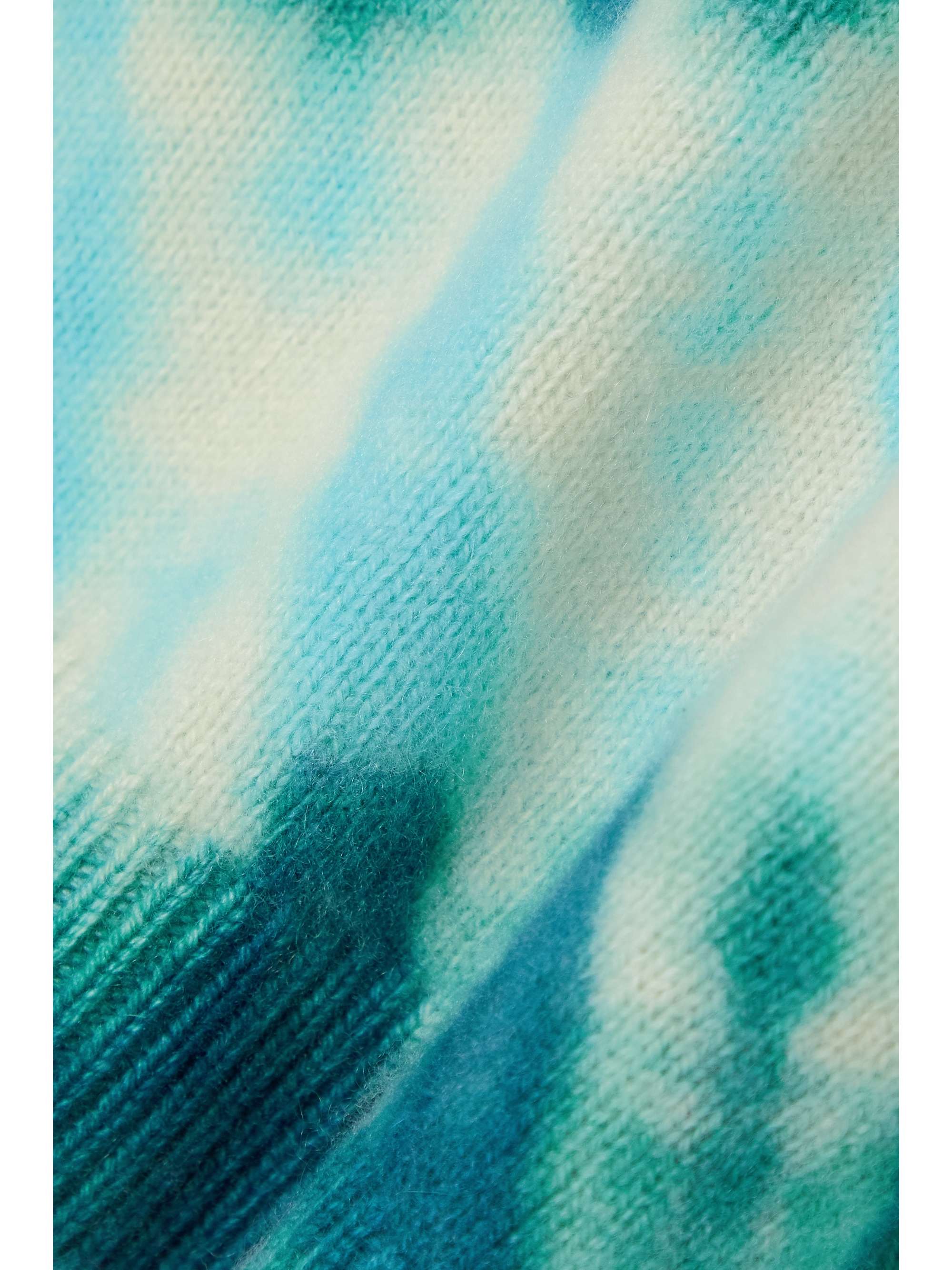 THE ELDER STATESMAN Tie-dyed cashmere sweater