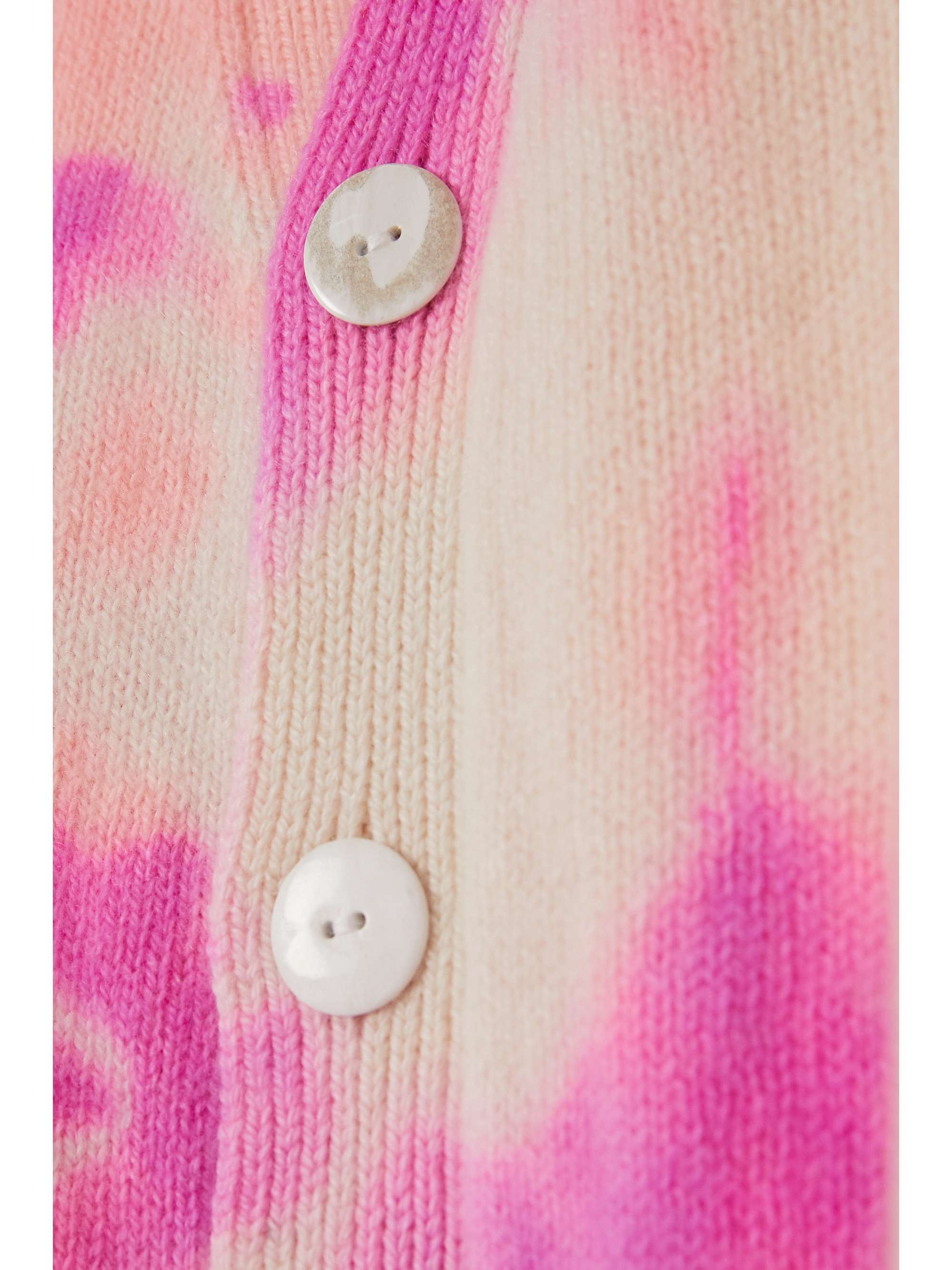 THE ELDER STATESMAN Rorschach Malibu tie-dyed cashmere sweater | NET-A