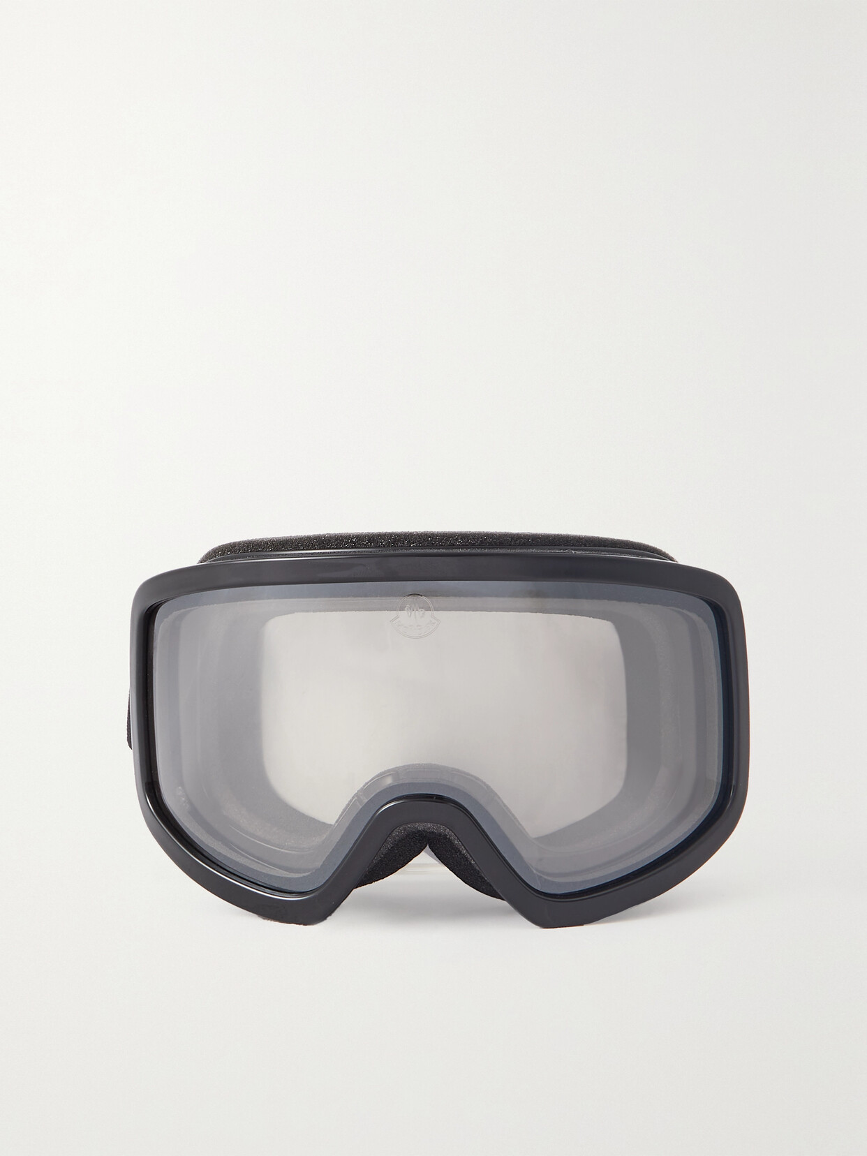 White Injected mask ski goggles, Moncler