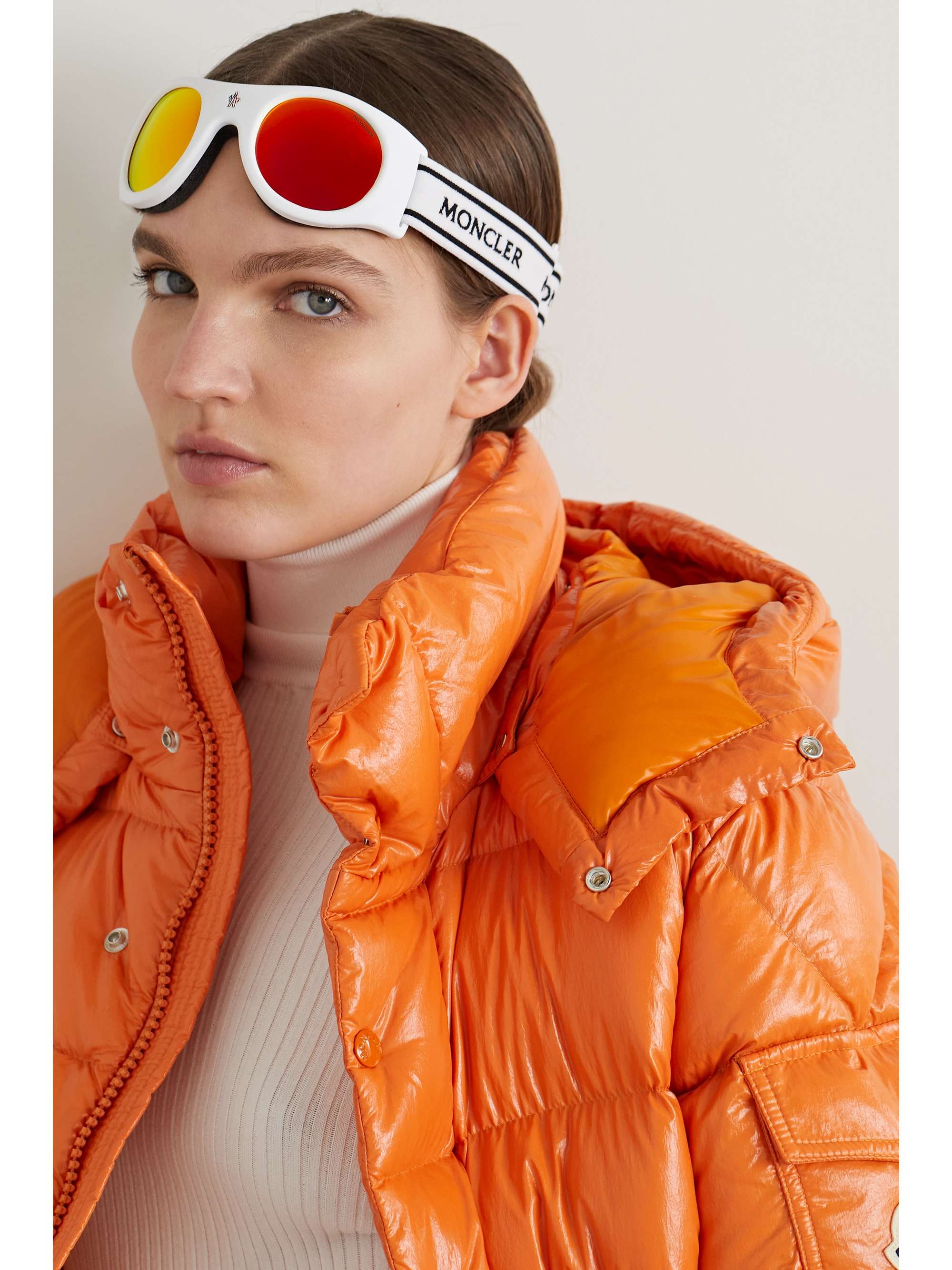 MONCLER GRENOBLE Mirrored ski goggles