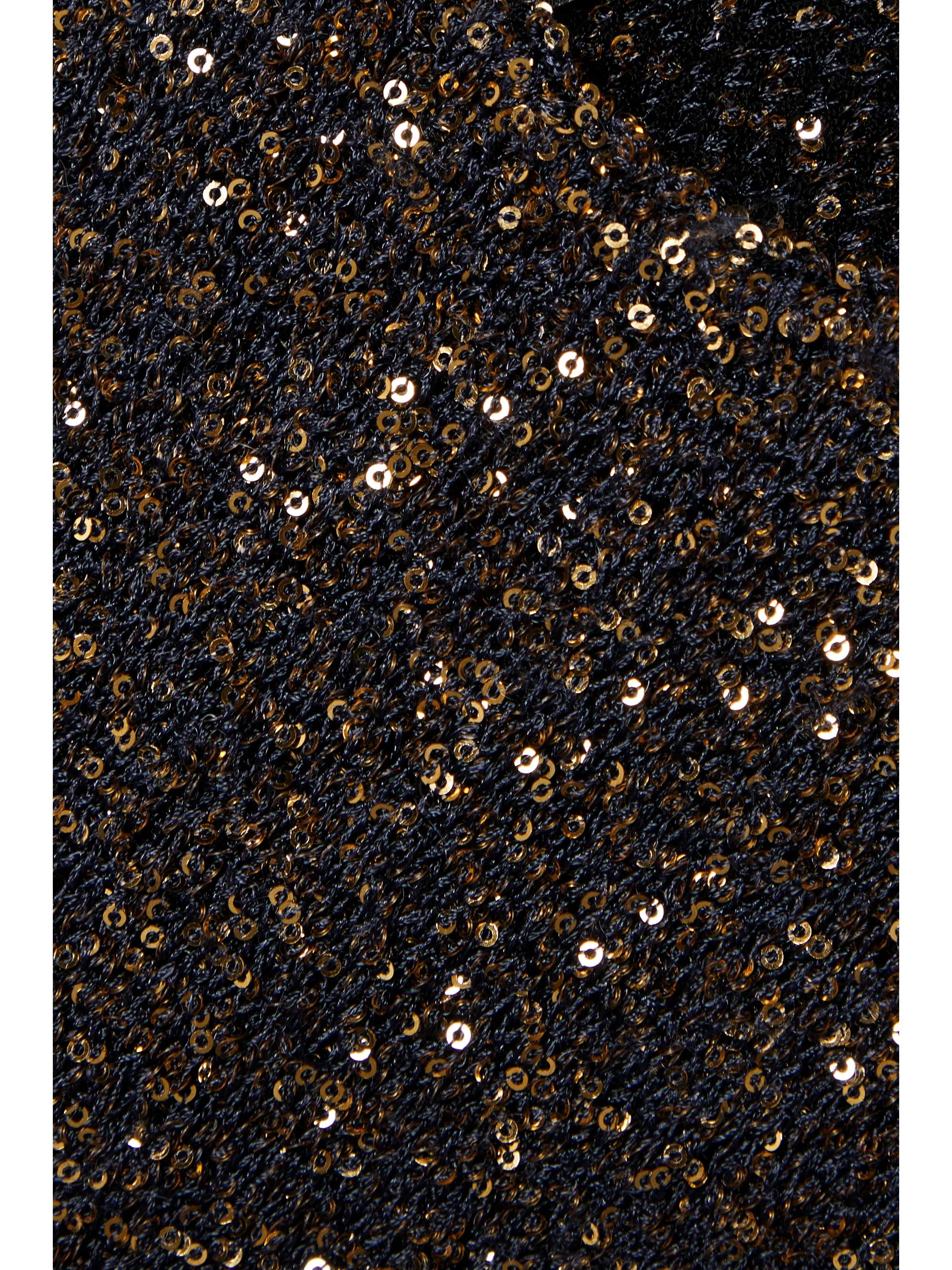 PROENZA SCHOULER Cutout sequined knitted maxi dress