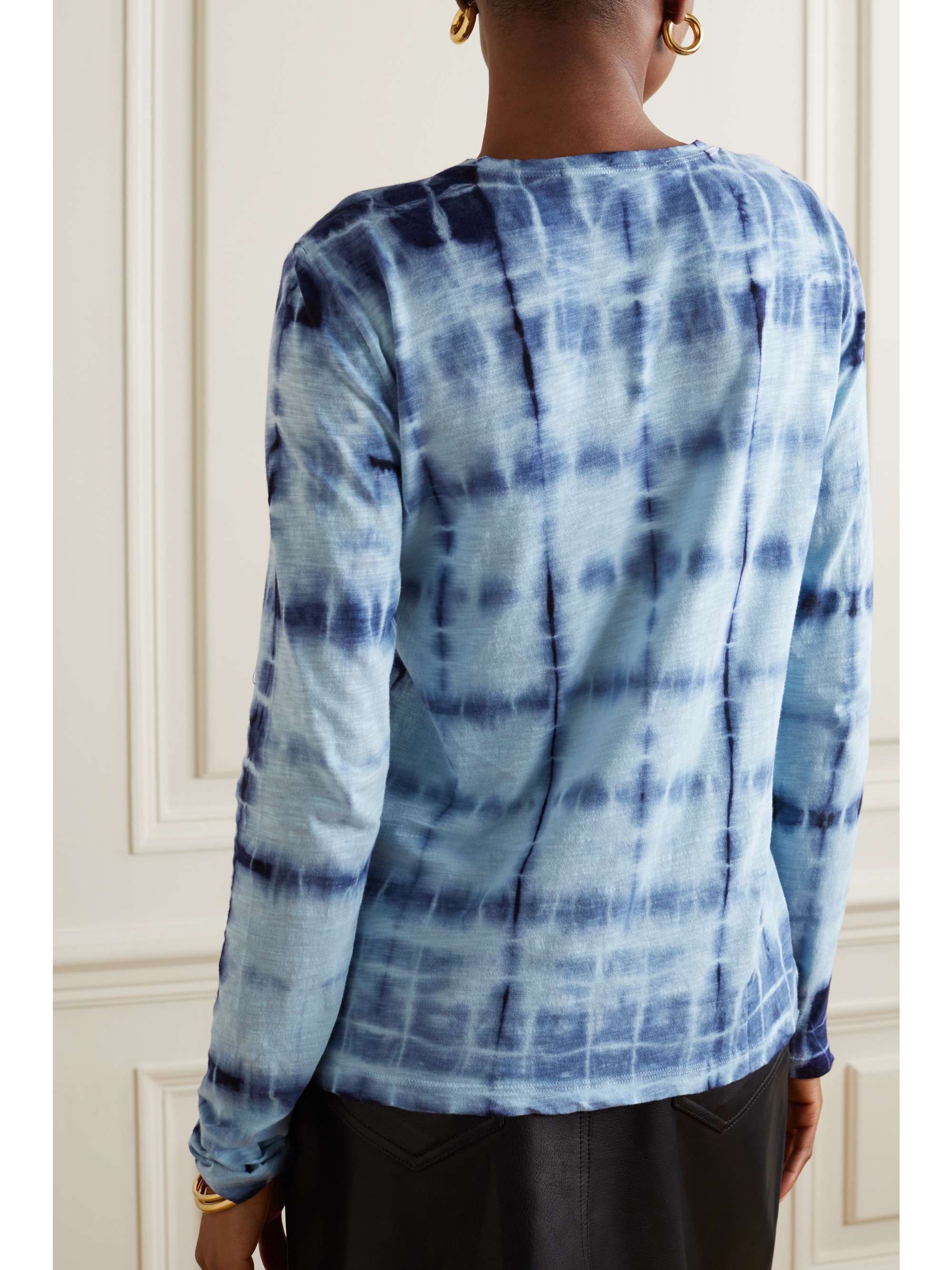 PROENZA SCHOULER Tie-dyed cotton-jersey top