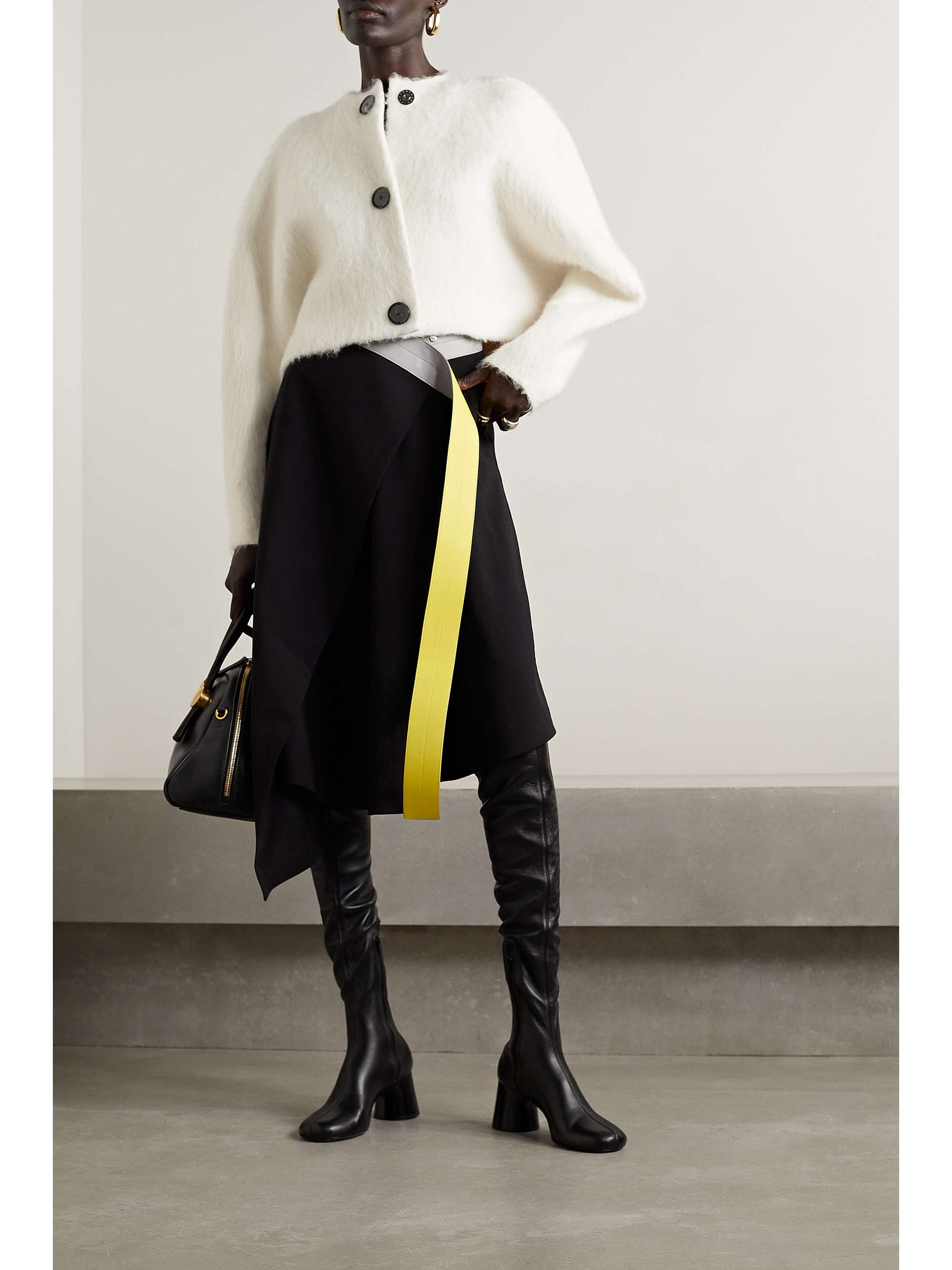 PROENZA SCHOULER Cropped knitted cardigan