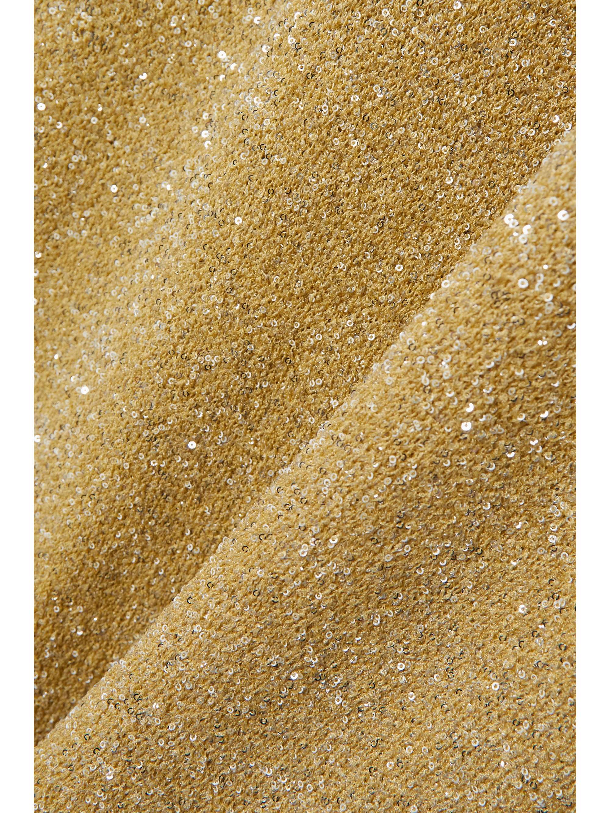 PROENZA SCHOULER Cutout sequined knitted maxi dress