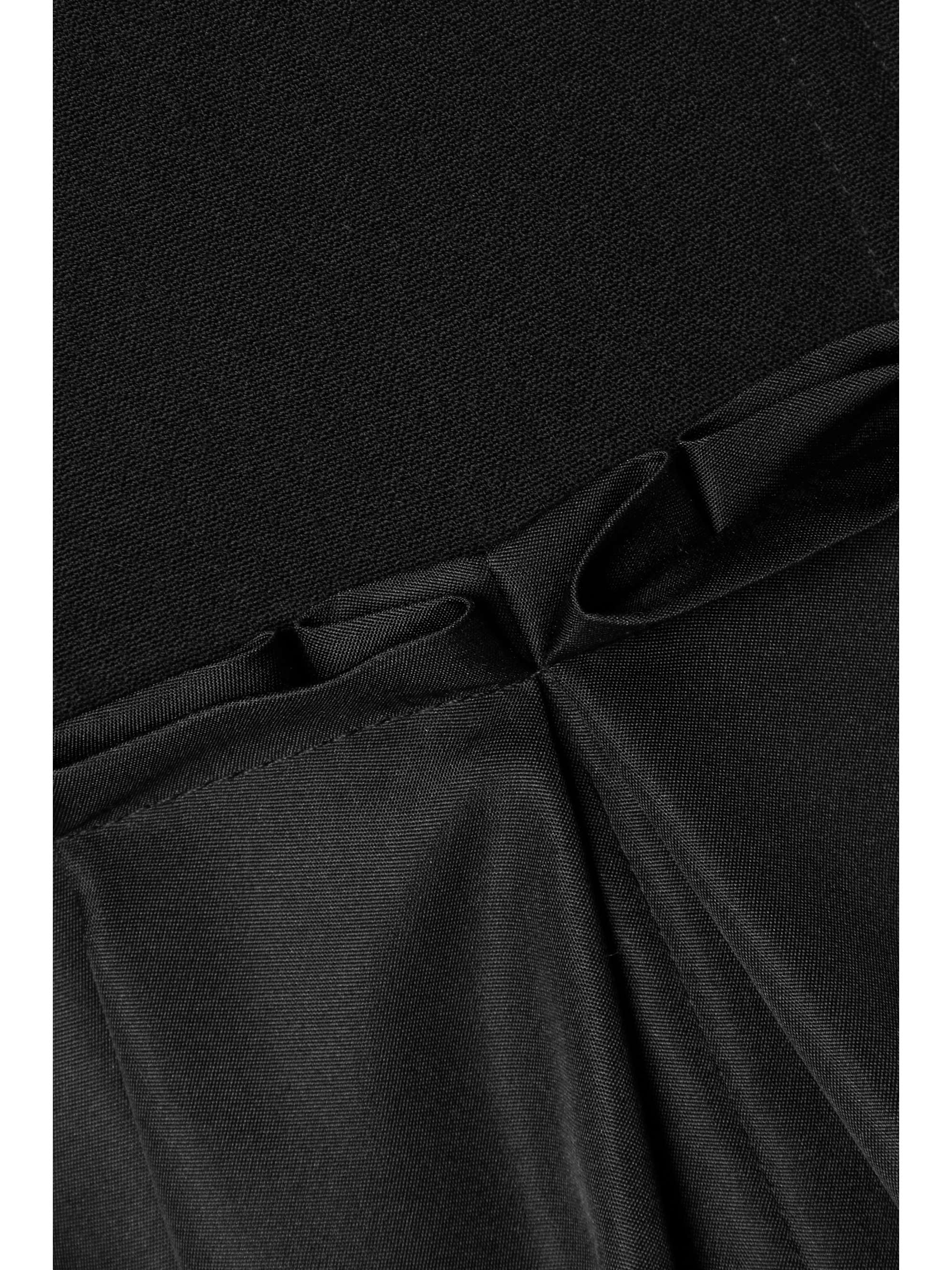 PROENZA SCHOULER Strapless wool-blend jersey and taffeta dress