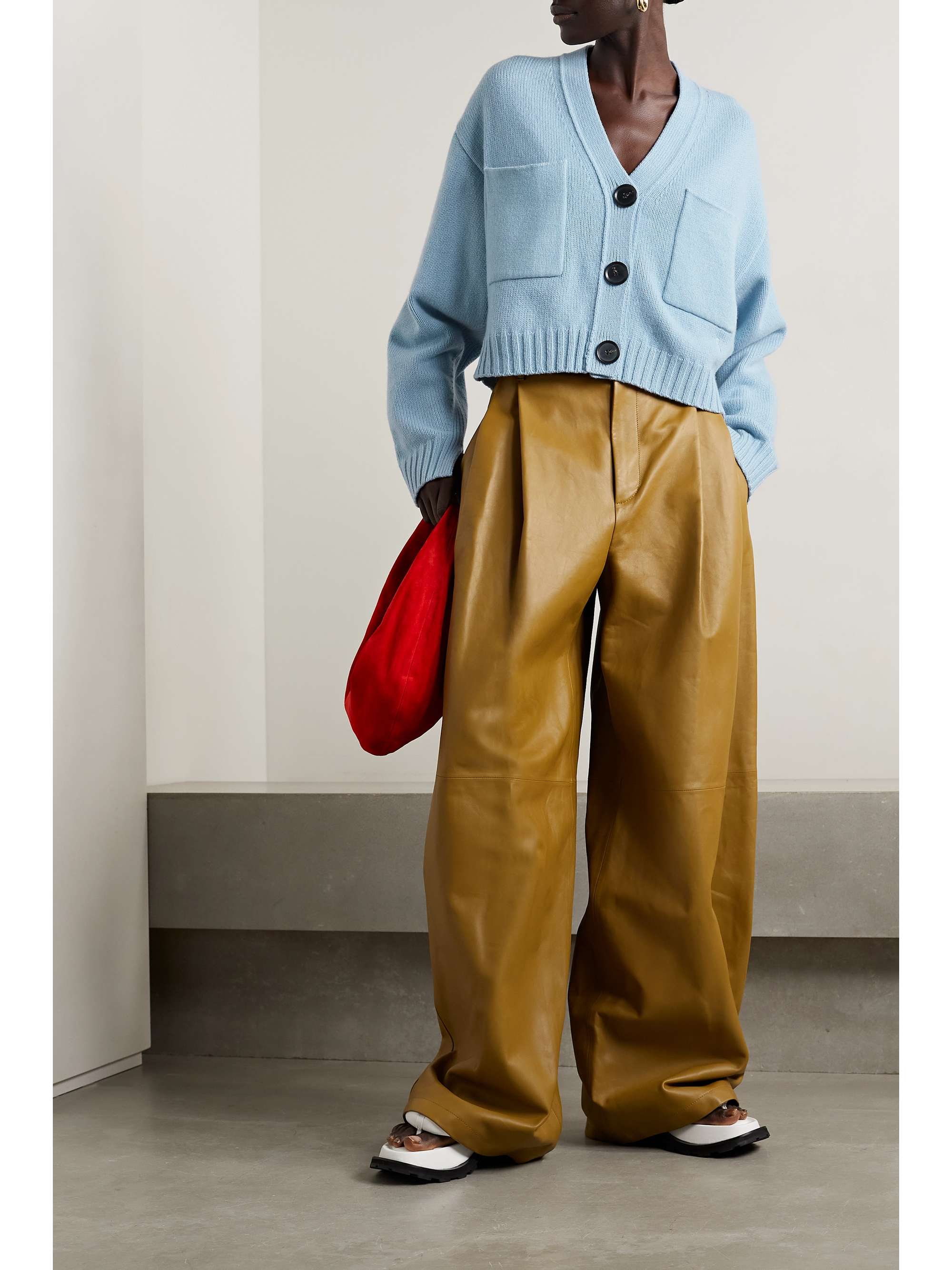 PROENZA SCHOULER Cropped cashmere-blend cardigan