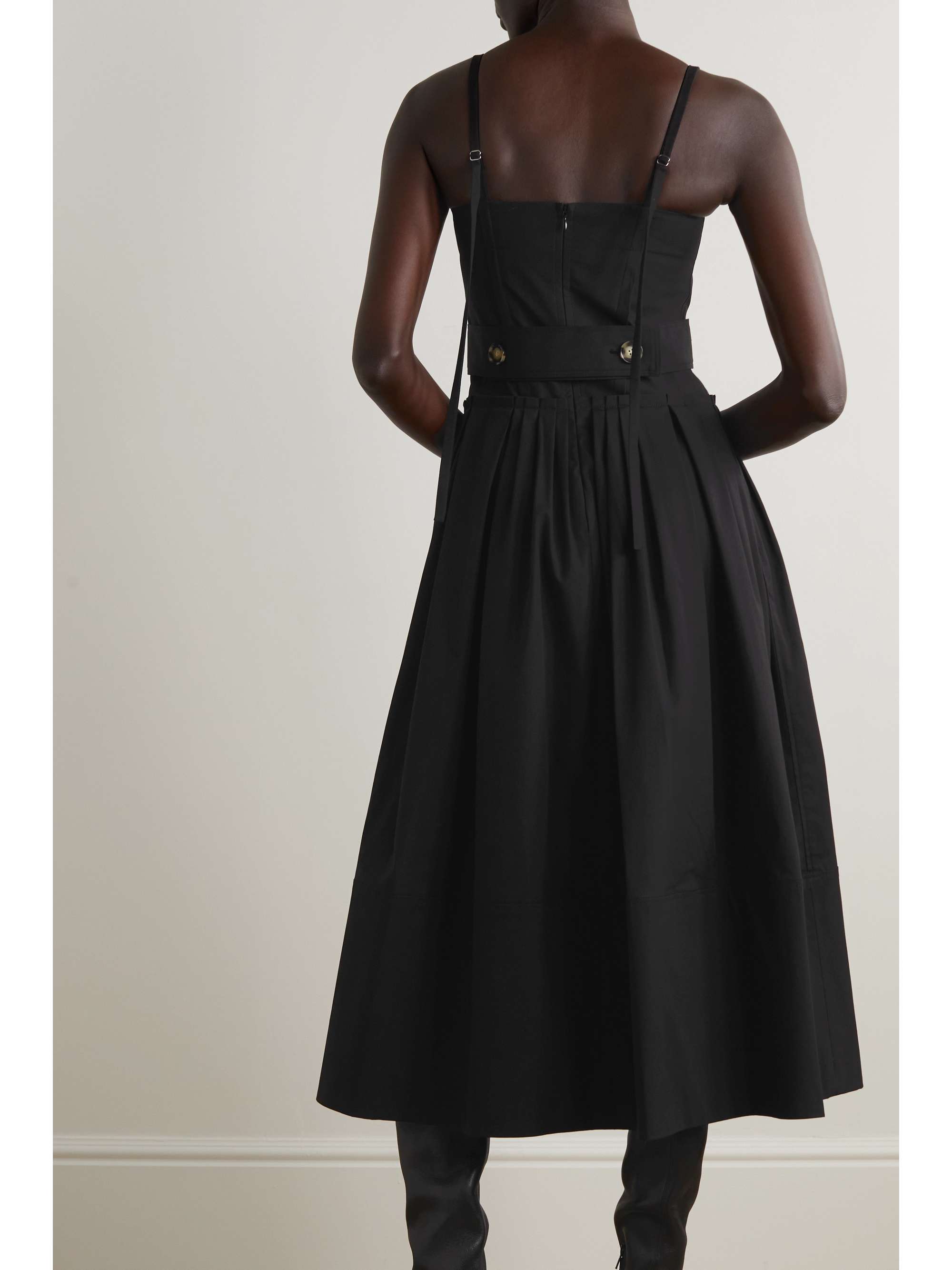PROENZA SCHOULER Cotton-blend poplin midi dress