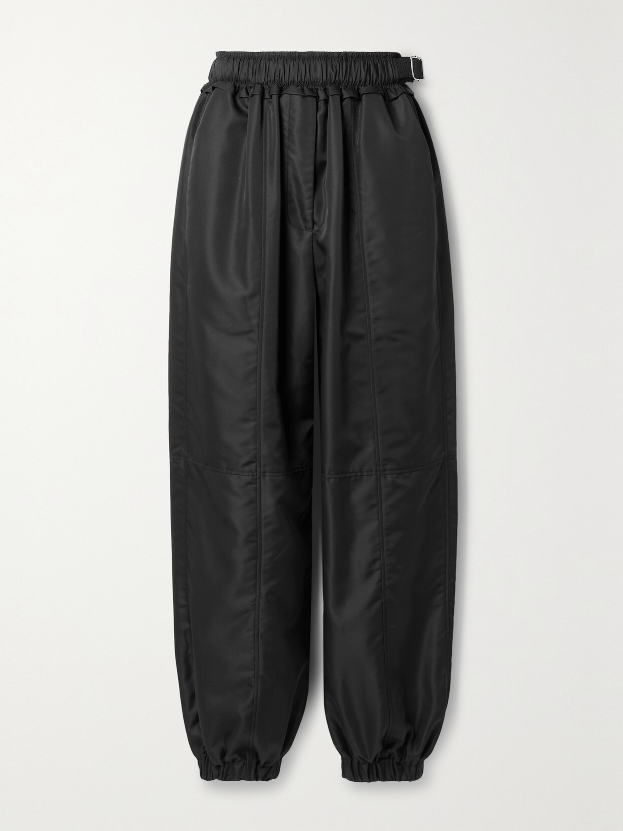 Proenza Schouler Taffeta Track Pants - Black