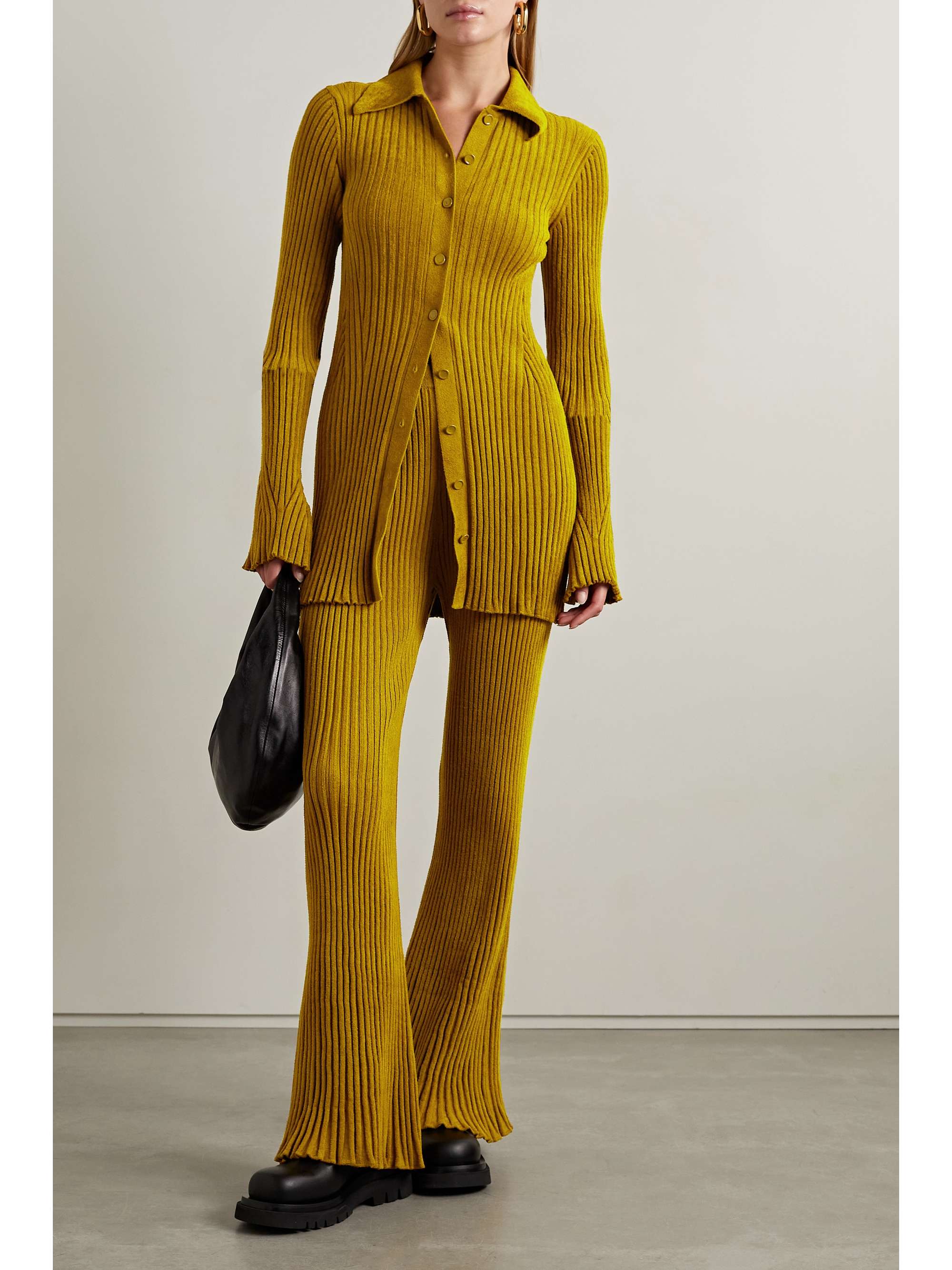 PROENZA SCHOULER Ribbed velvet flared pants