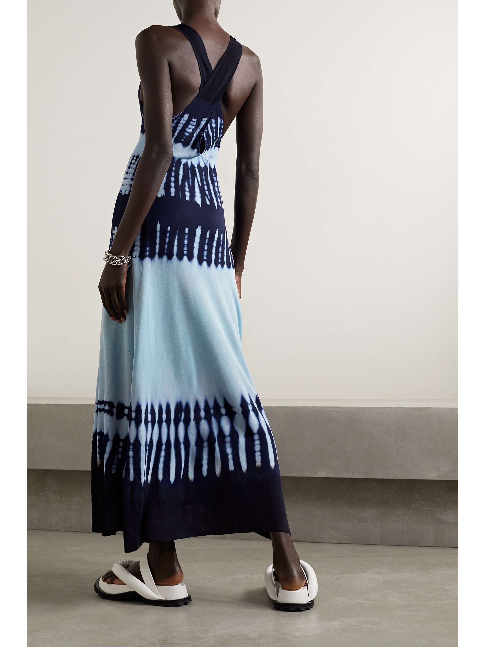 PROENZA SCHOULER Tie-dyed stretch-knit maxi dress