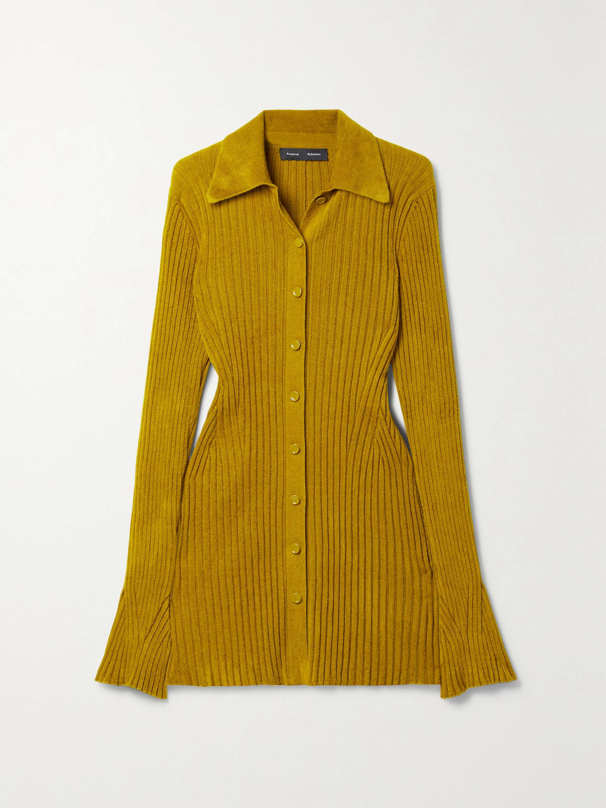 yellow velvet shirt
