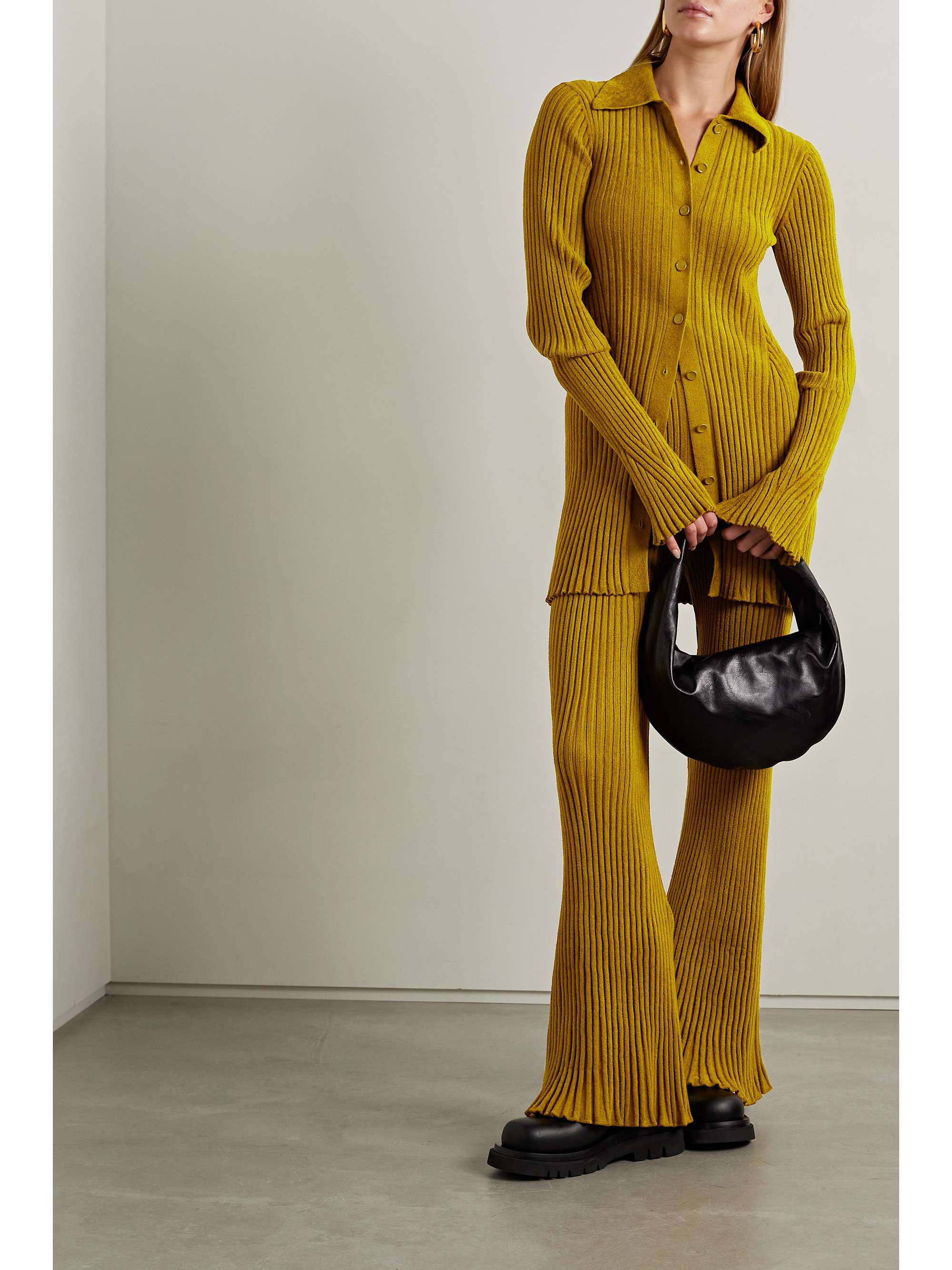PROENZA SCHOULER Ribbed velvet shirt