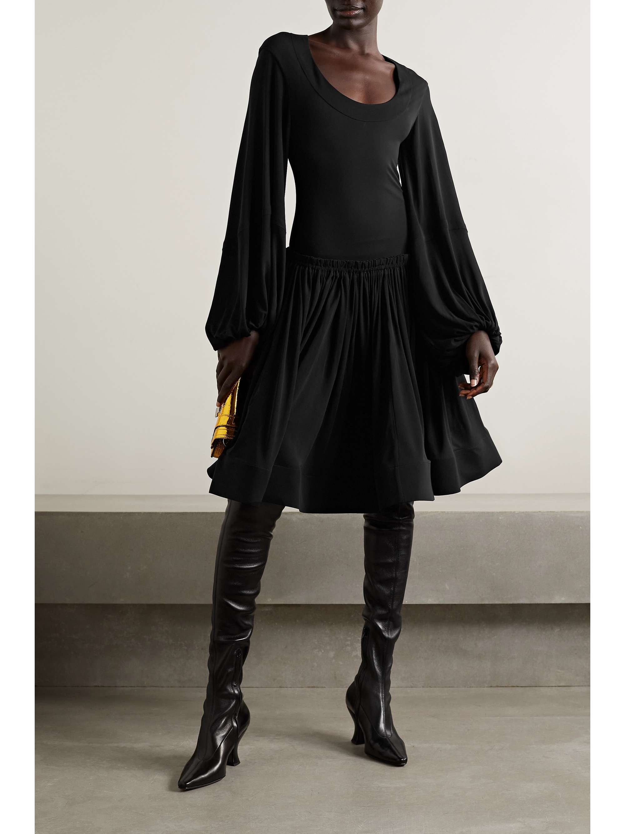 PROENZA SCHOULER Pleated jersey mini dress