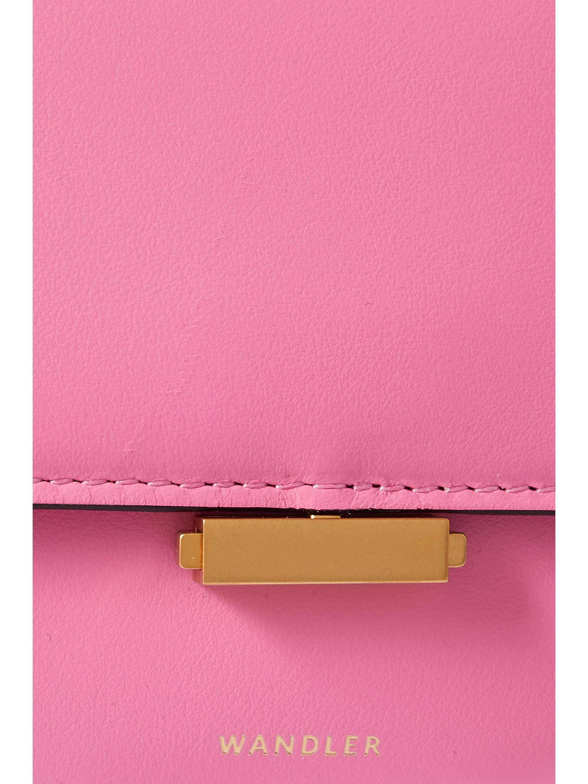 WANDLER Anna leather shoulder bag NETAPORTER