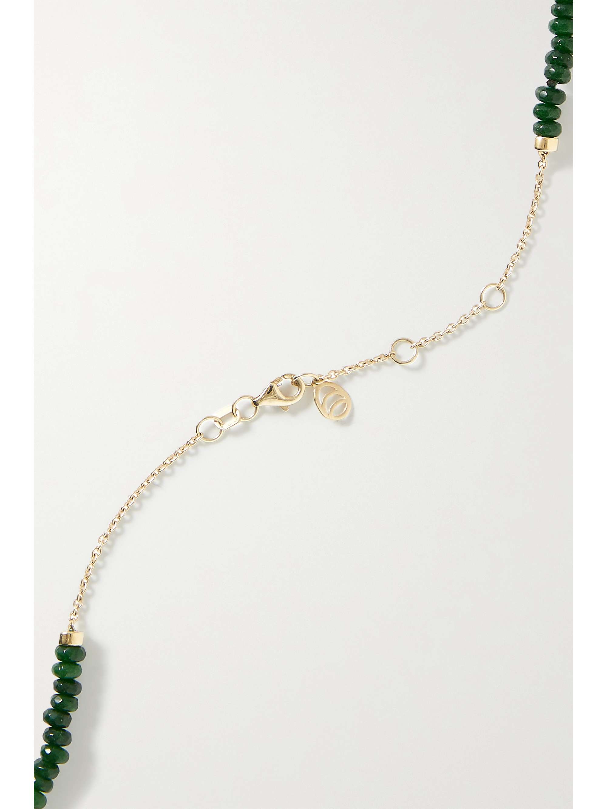 CHARMS COMPANY 르 봉봉 14K 골드 비취 진주 링