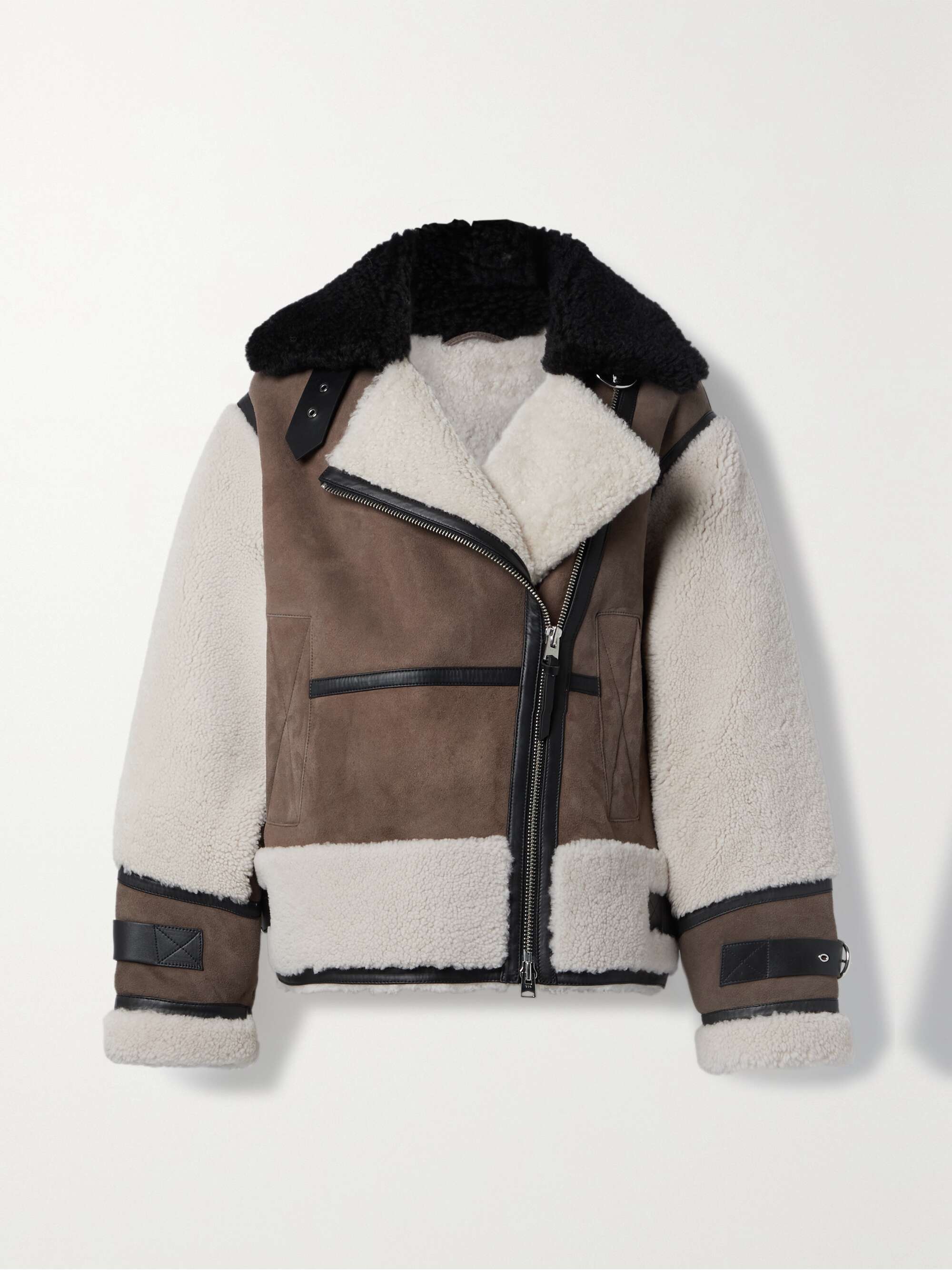 SHOREDITCH SKI CLUB NET SUSTAIN Celeste paneled leather trimmed