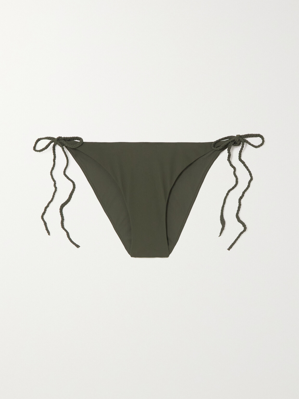 TOTEME - Braided Recycled Bikini Briefs - Green