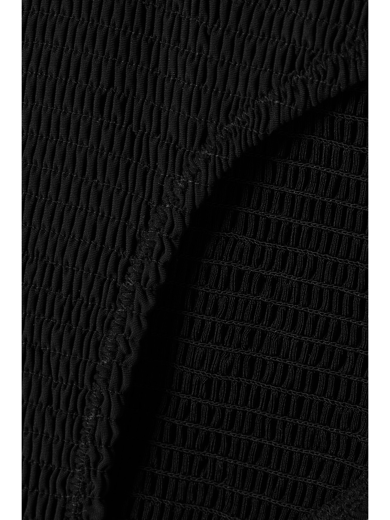 Totême Smocked Recycled Bikini Briefs In Black